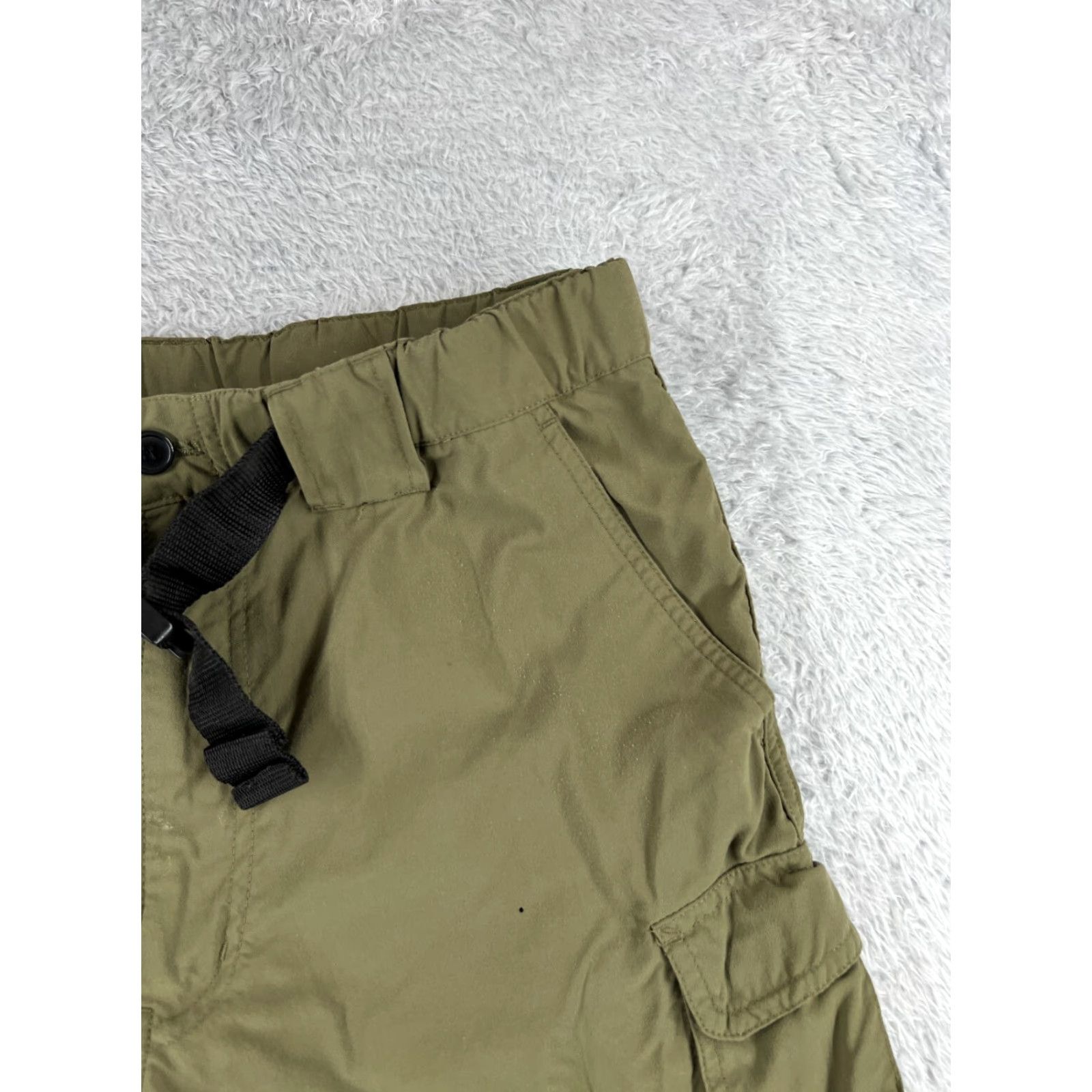 Vintage BOY SCOUTS OF AMERICA Cargo Shorts Men Small Green Nylon 30x6 Military Size US 29 - 5 Thumbnail