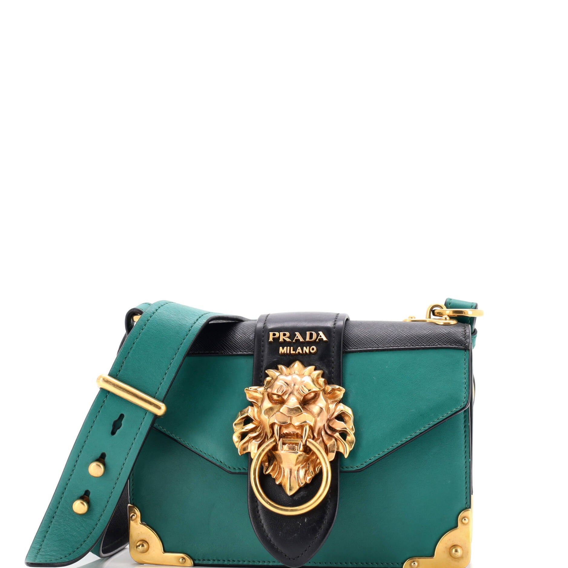 Prada Animalier Cahier Crossbody Bag Size ONE SIZE - 1 Thumbnail