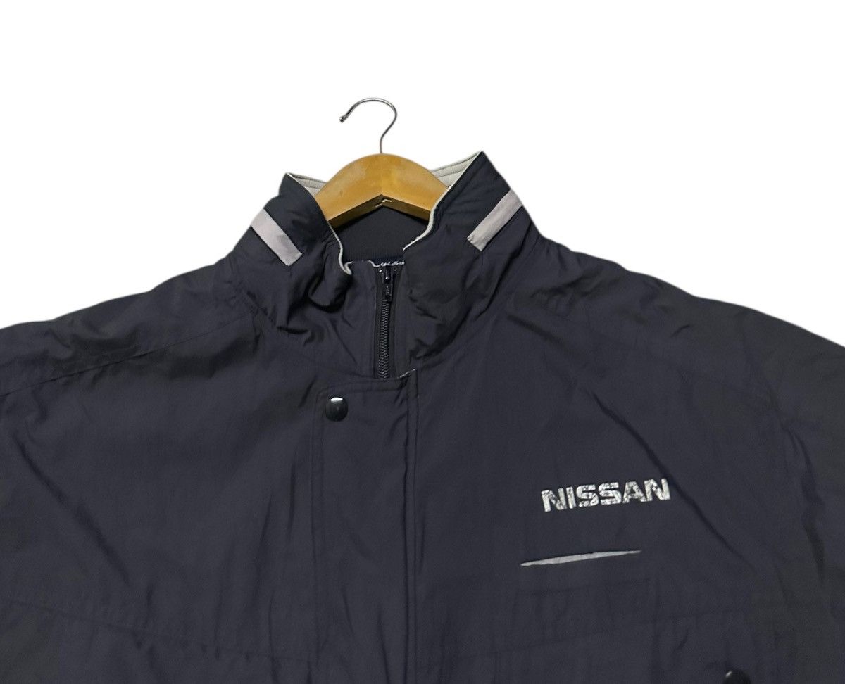 Nissan vintage 90s Nissan workwear windbreaker jacket Size US L / EU 52-54 / 3 - 2 Thumbnail