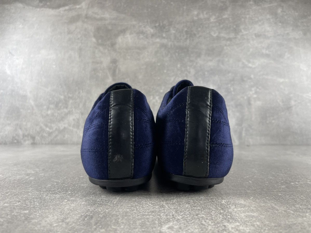 Dirk Bikkembergs Bikkembergs Y2K 00s VNTG Velvet Low Top Sneakers Blue Size US 9 / IT 39 - 6 Thumbnail