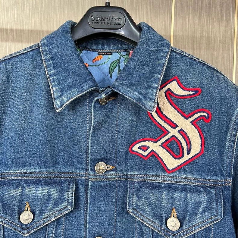 Gucci Gucci Constellation embroidered letter denim jacket 2504-Ne Size US XS / EU 42 / 0 - 3 Thumbnail