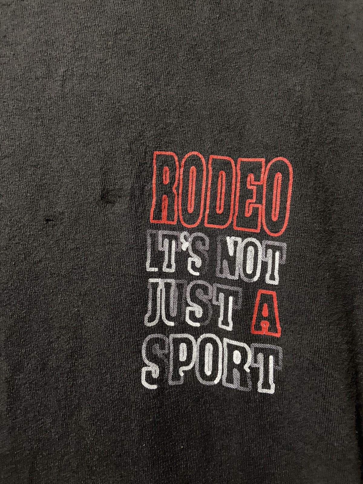 Vintage × Wrangler Vintage Wrangler rodeo it’s not just a sport fade T-Shirt xl Size US XL / EU 56 / 4 - 7 Thumbnail