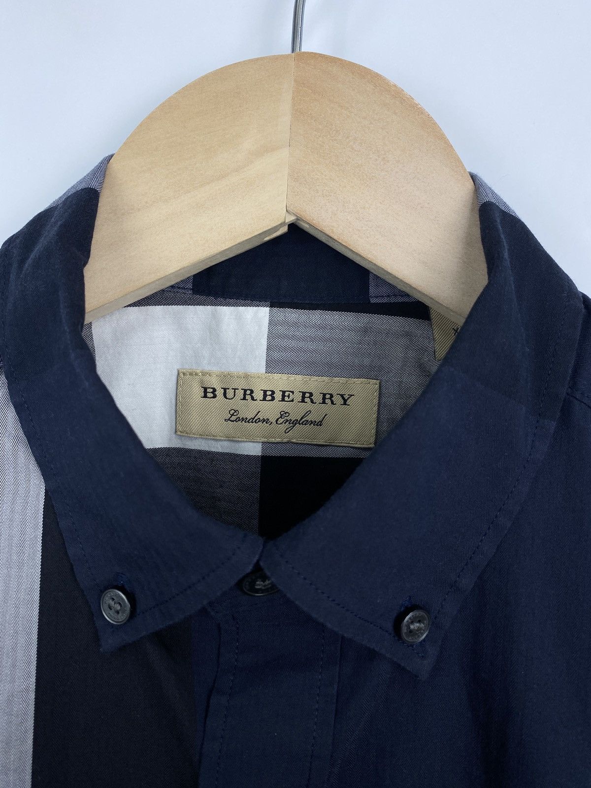 Burberry 🏴󠁧󠁢󠁥󠁮󠁧󠁿 Burberry London England Shirt Rare Retro Hype Size US S / EU 44-46 / 1 - 5 Thumbnail