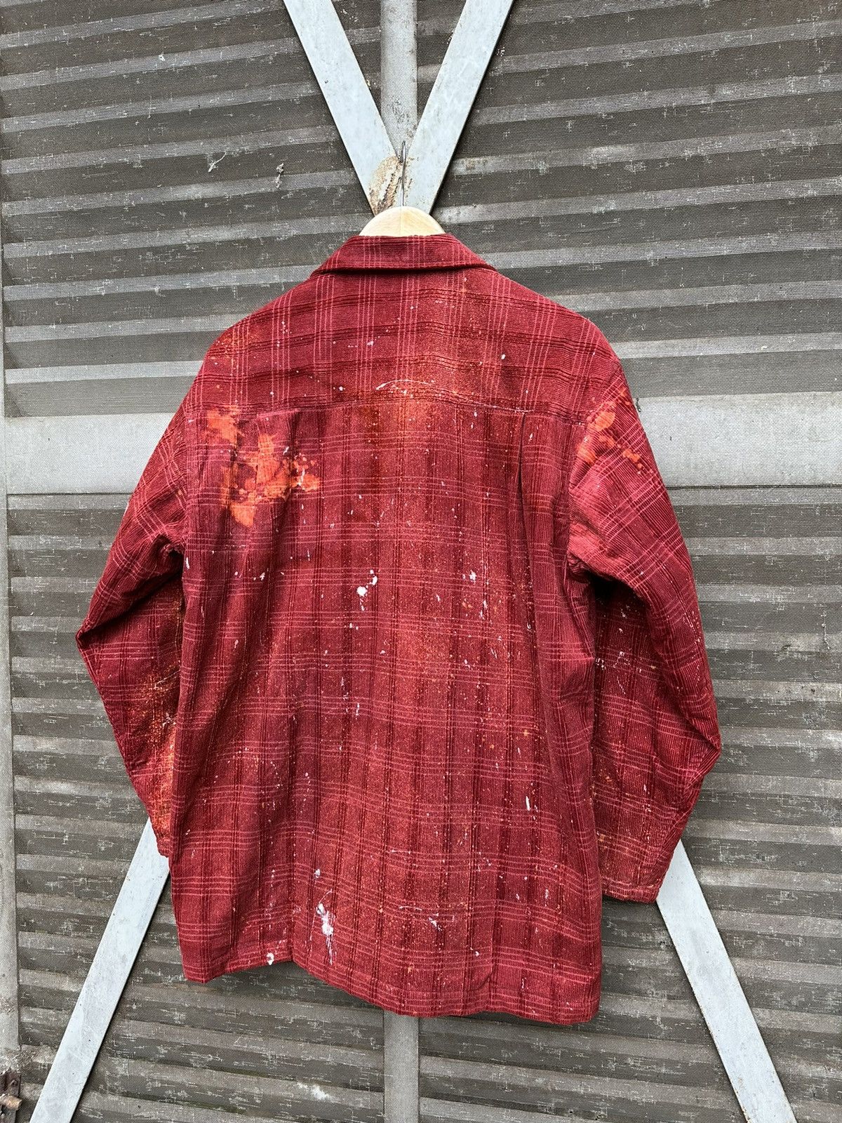 Kansai Yamamoto 👹Kansai Yamamoto Paint Splatter Corduroy Jacket Size US L / EU 52-54 / 3 - 13 Thumbnail
