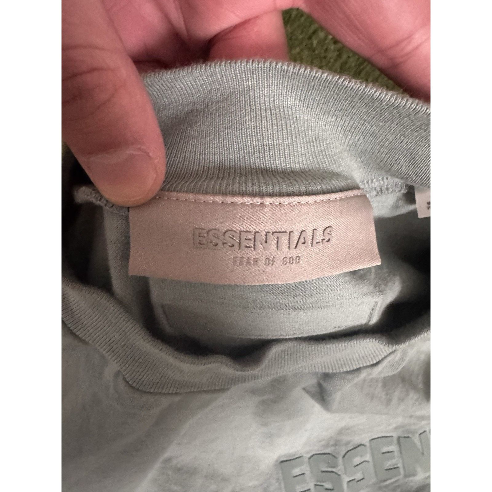Fear of God Fear Of God Essentials Shirt Mens Small Green Logo Graphic Size US S / EU 44-46 / 1 - 3 Thumbnail