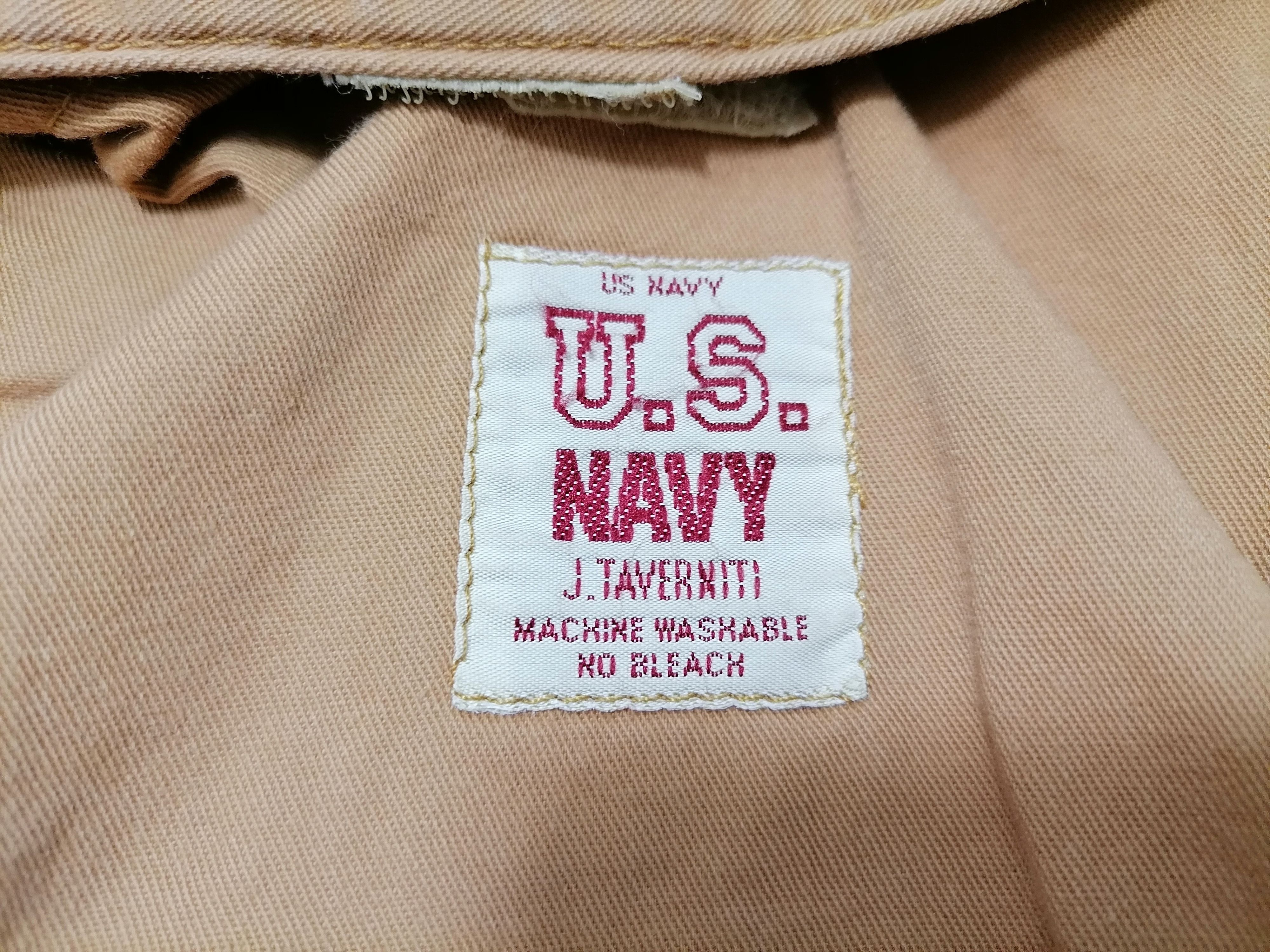 Vintage Vest J. Taverniti US Navy , XL Paris France Size US XL / EU 56 / 4 - 5 Thumbnail
