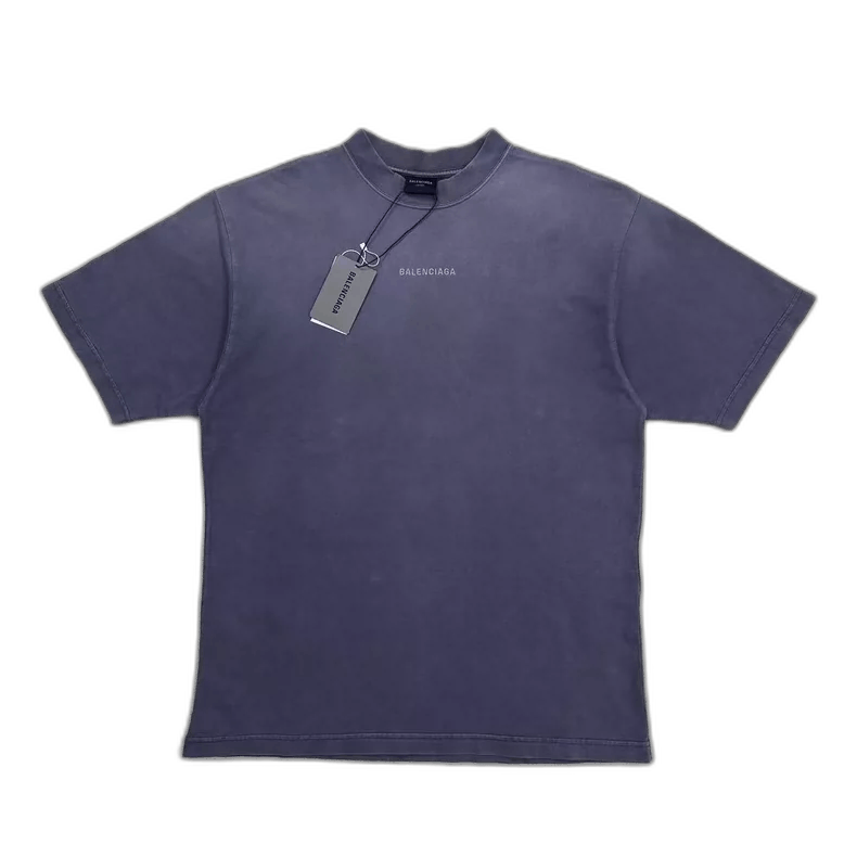 Balenciaga Balenciaga Embroidered Logo Short Sleeve Shirt Size US XS / EU 42 / 0 - 1 Thumbnail