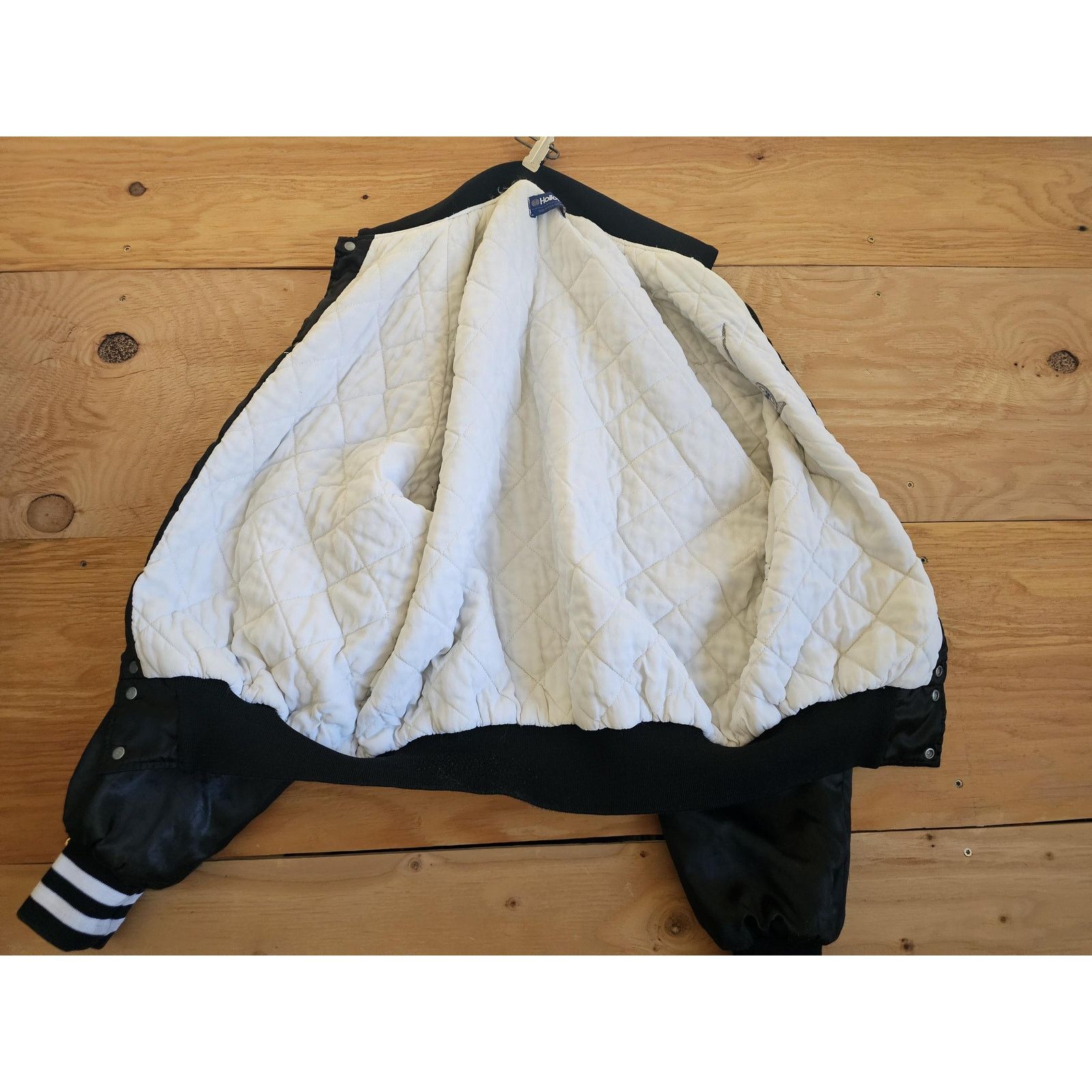 Holloway Santa Fe Railroad Baseball Style Black White Jacket L 1980s Size US L / EU 52-54 / 3 - 4 Thumbnail