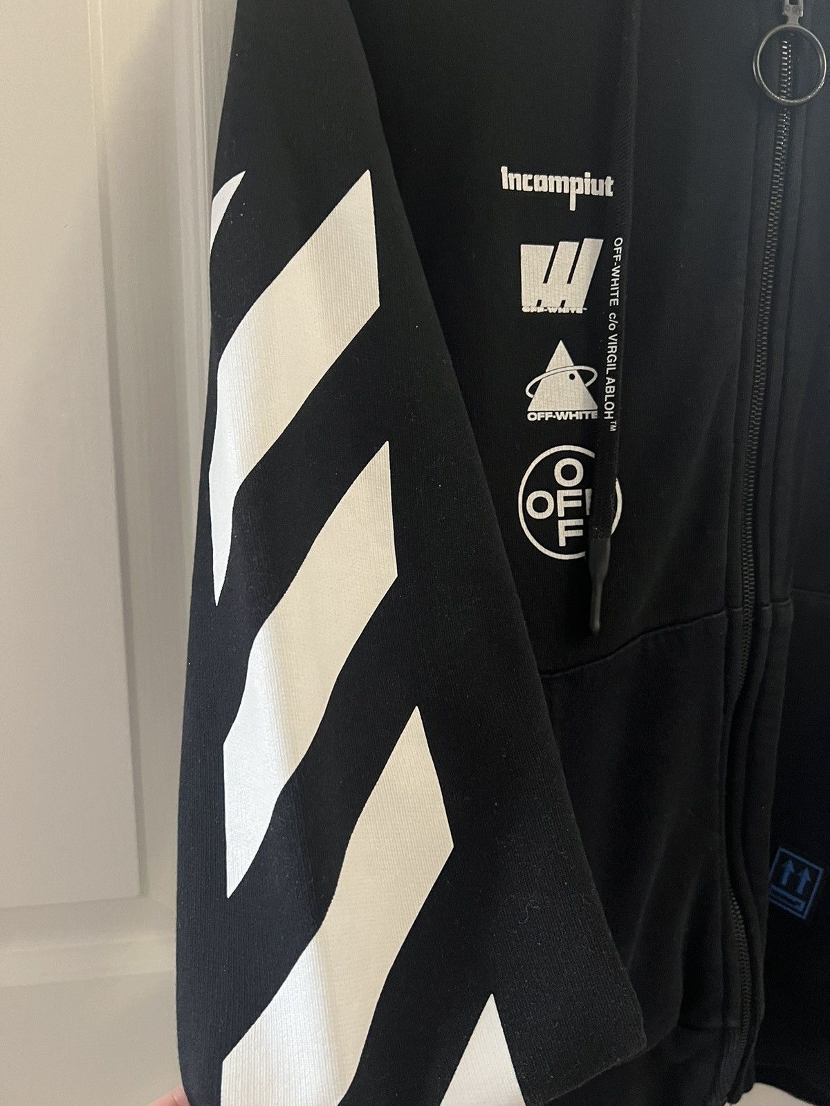 Off-White OFF-WHITE Back Photo Print Two-Piece Hoodie Black Size US S / EU 44-46 / 1 - 6 Thumbnail