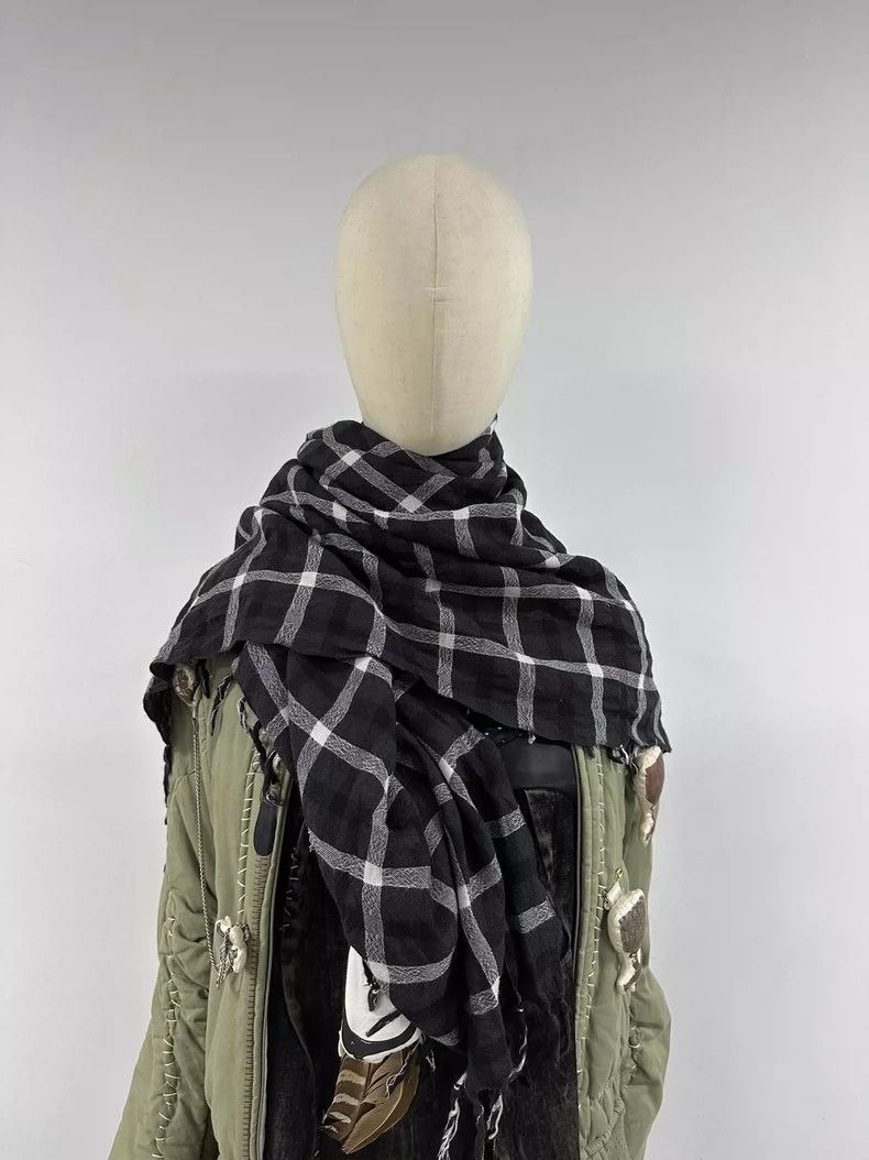 Y's Y's Plaid Scarf Size ONE SIZE - 1 Thumbnail