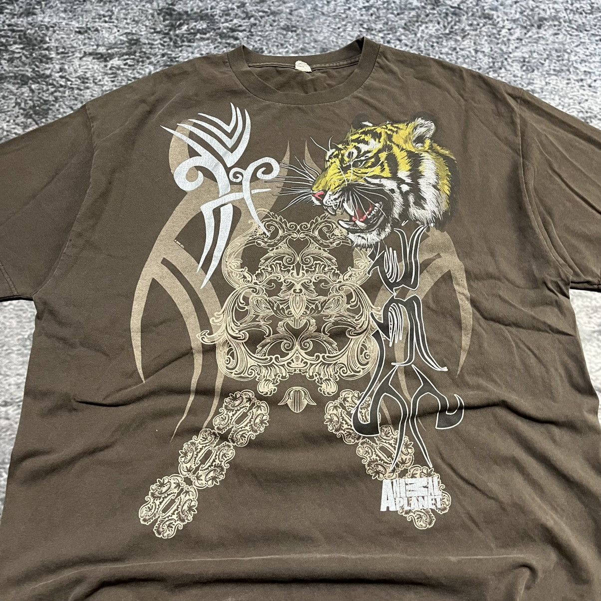 Vintage Vintage Y2K Animal Planet Cyber Grunge Skater Brown Size XXL Size US XXL / EU 58 / 5 - 3 Thumbnail