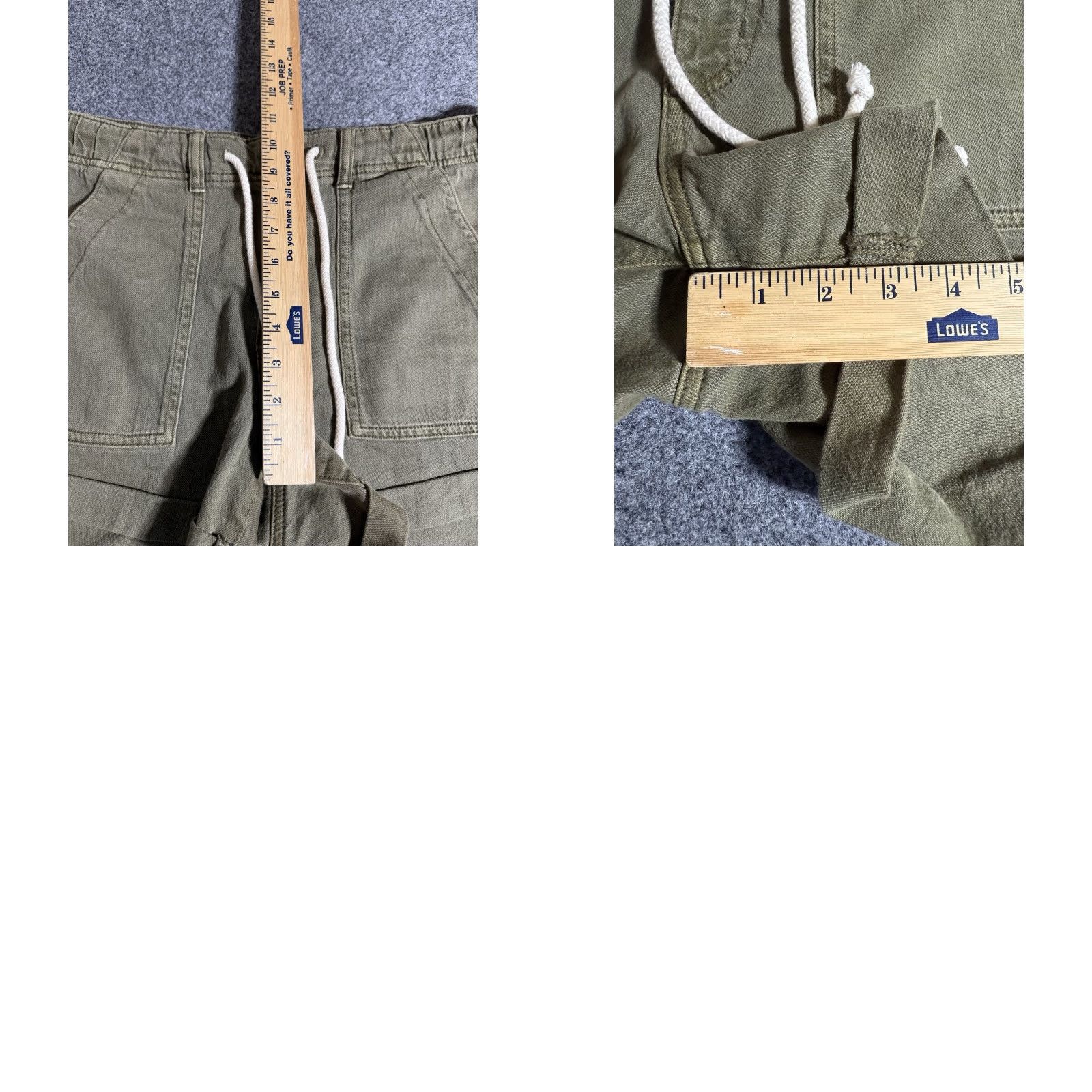 Vintage American Eagle Womens Cargo Shorts Olive Military Green NWT Sz 8 Size 30" / US 8 / IT 44 - 8 Thumbnail