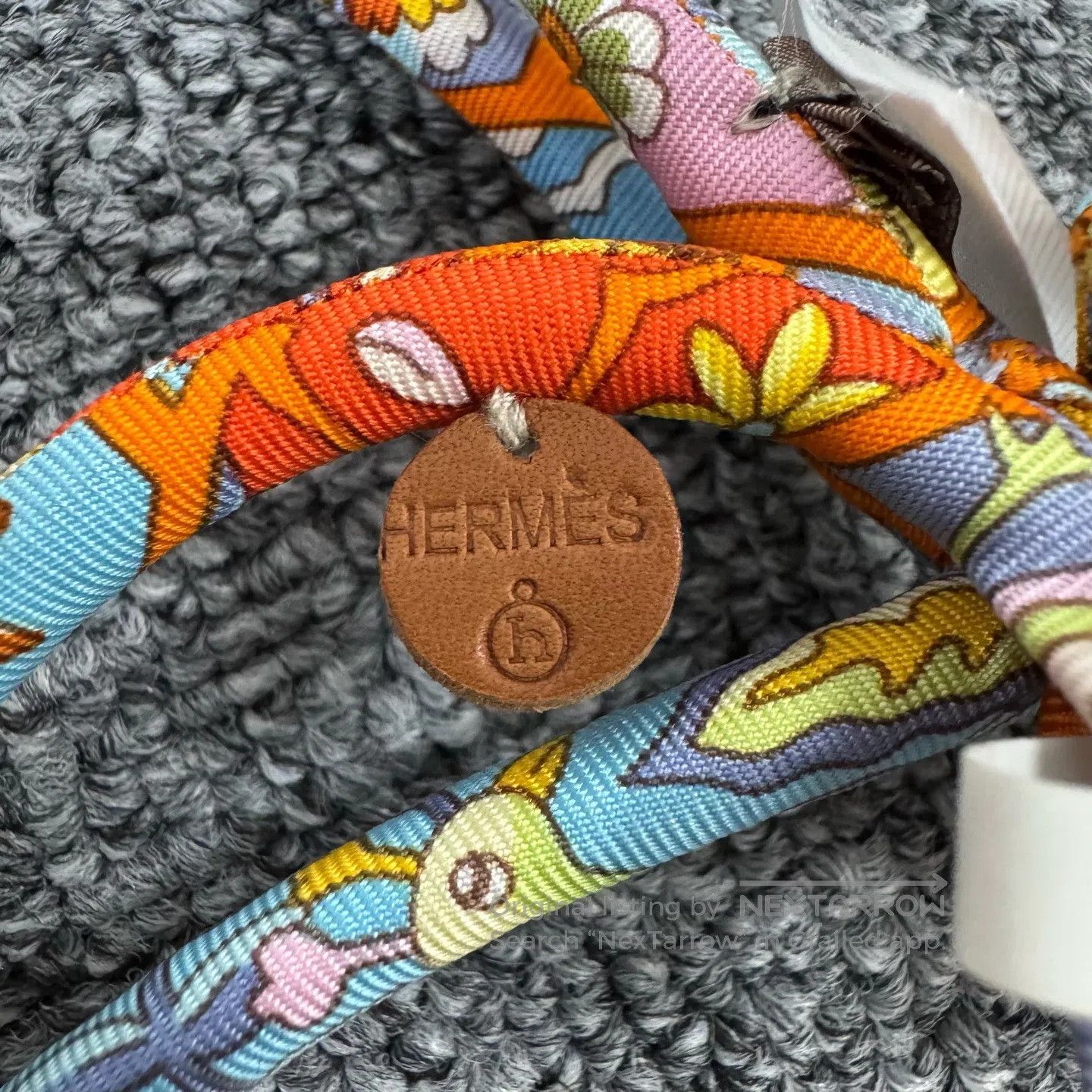 Hermes Hermes Multicolor woven double-ring, colorful rope necklac Size ONE SIZE - 3 Thumbnail