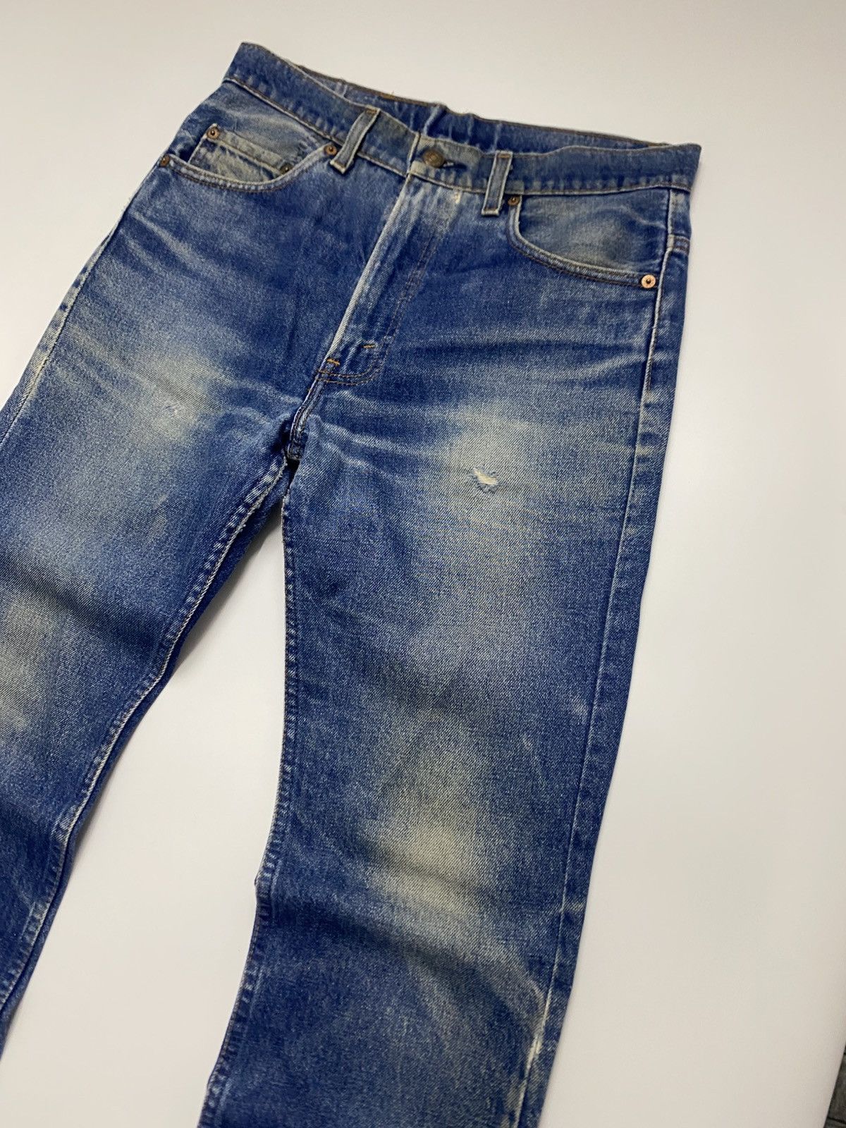Levi's Rare Vintage 70s Levis 517 studd denim jeans Size US 32 / EU 48 - 3 Thumbnail