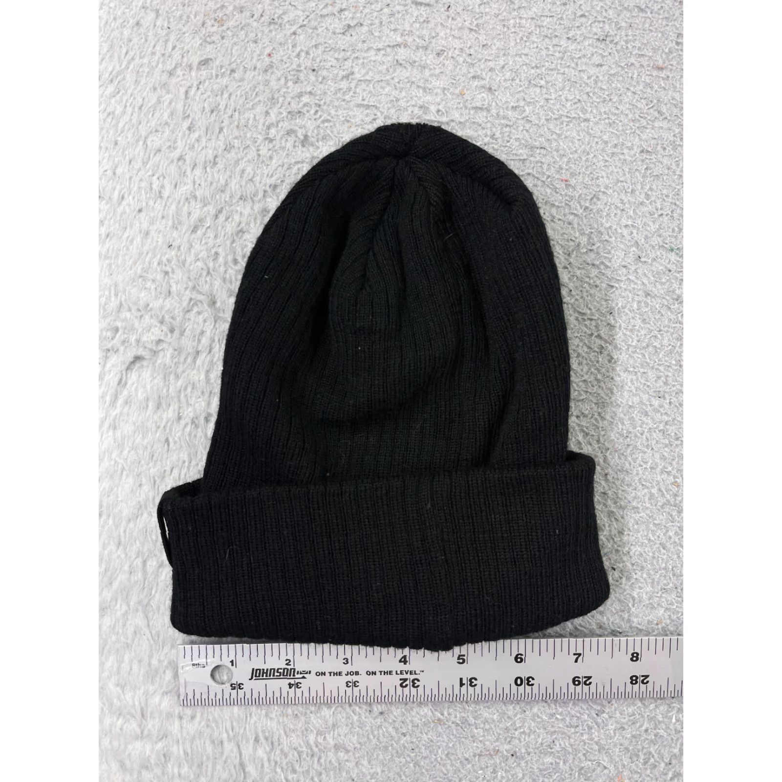 Vintage Bula Beanie Toque Adult One Size Black Knit Mountain Sun Wool Acrylic Blend Ski Hat Size ONE SIZE - 3 Thumbnail