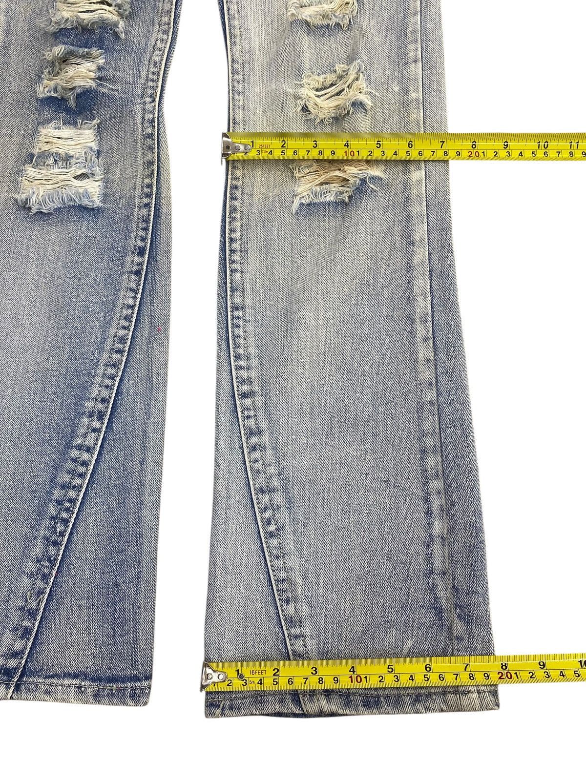 Japanese Brand Japanese Brand Acid Light Wash Style Distressed Jeans Size US 28 / EU 44 - 7 Thumbnail