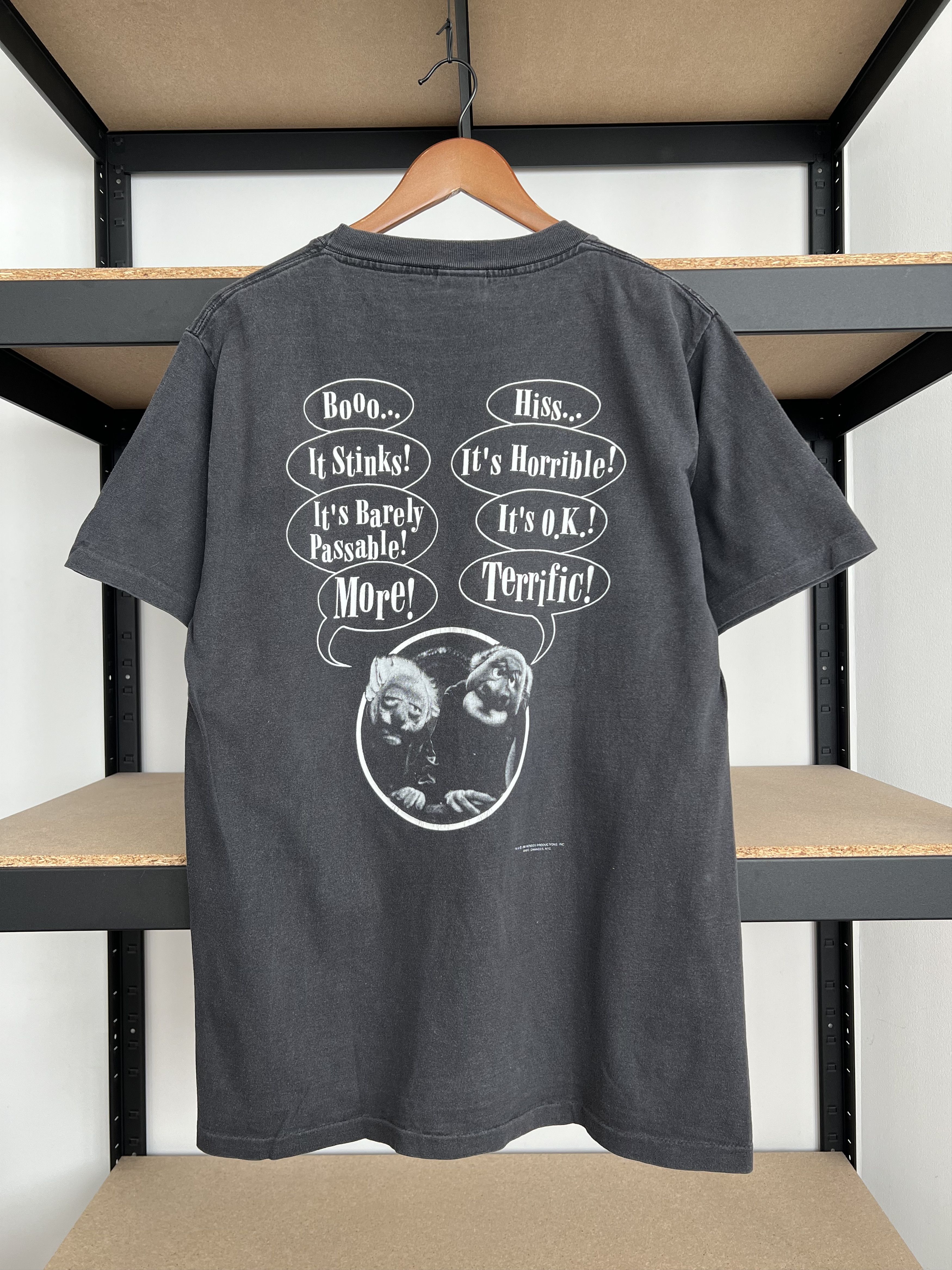 Cartoon Network Vintage 90s Statler Waldorf Sesame Street Muppets T-shirt Size US L / EU 52-54 / 3 - 2 Thumbnail