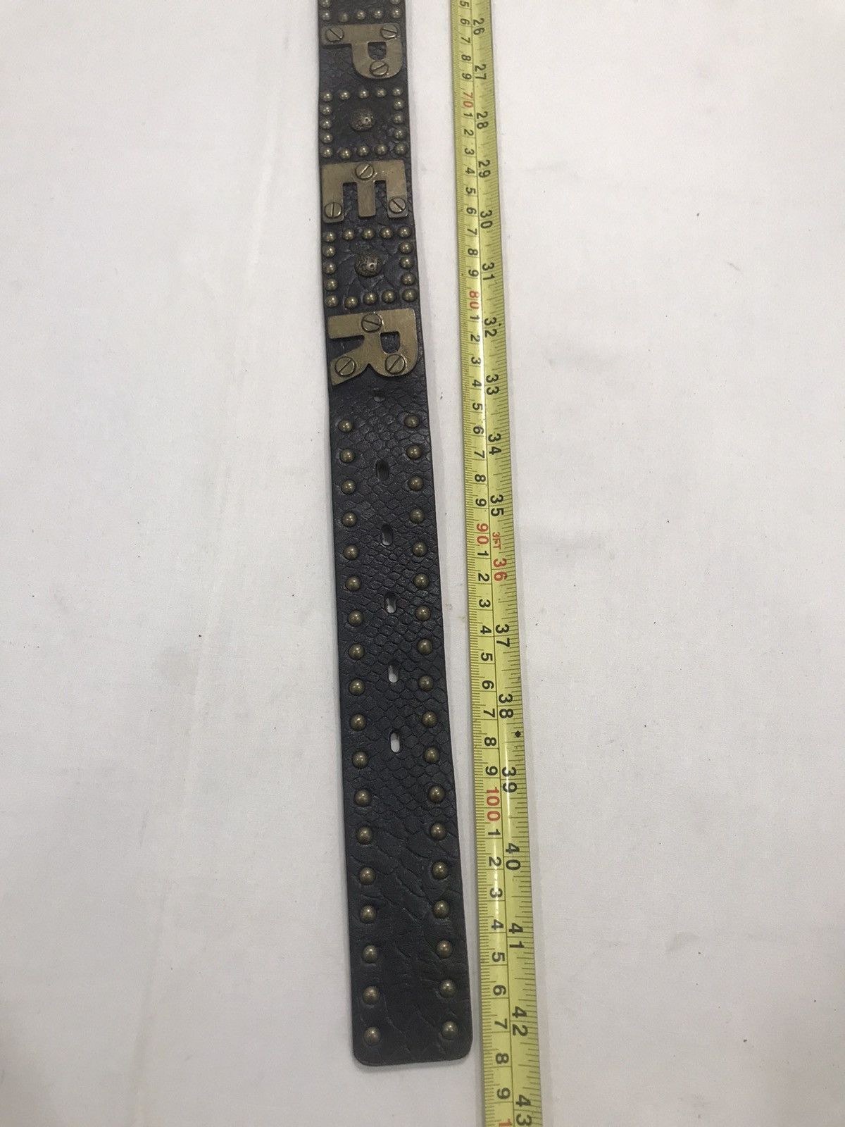Other ❌Last Drop❌Red Pepper Belt leather stud punk Size 32 - 6 Thumbnail