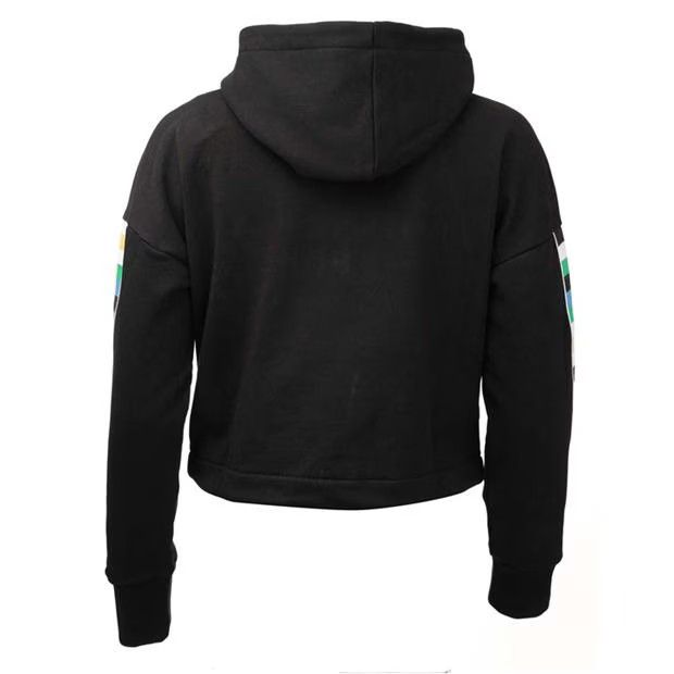 Missoni o1g2r1mq1124 Cropped-logo Hoodie in Black Size L / US 10 / IT 46 - 3 Thumbnail