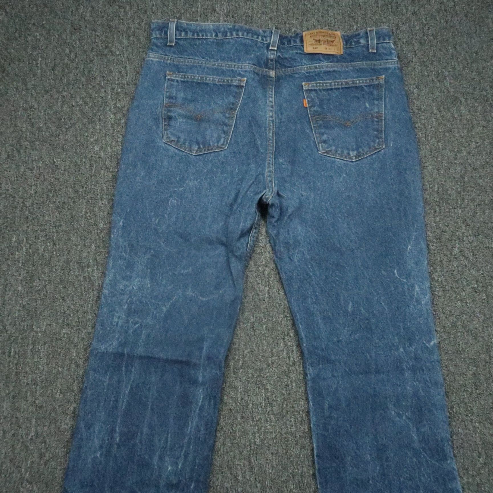 Levi's VINTAGE Levi's Jeans Mens 40x32 Blue 517 Stonewash Bootcut USA 90s Y2K Levi's 500 Series Jeans Mens Regular 40 Blue Size US 40 / EU 56 - 5 Thumbnail