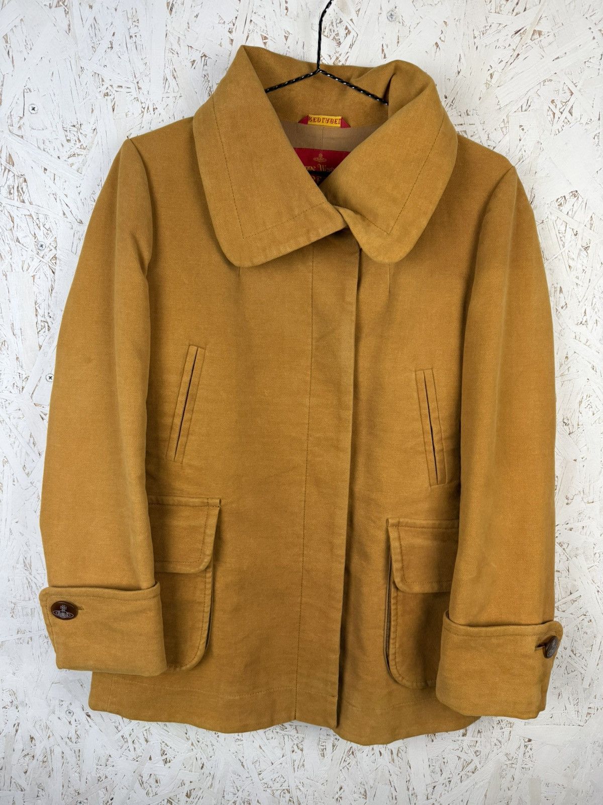 Vivienne Westwood Vivienne Westwood Red Label Velour Button Up Coat Size 3 Size L / US 10 / IT 46 - 1 Thumbnail
