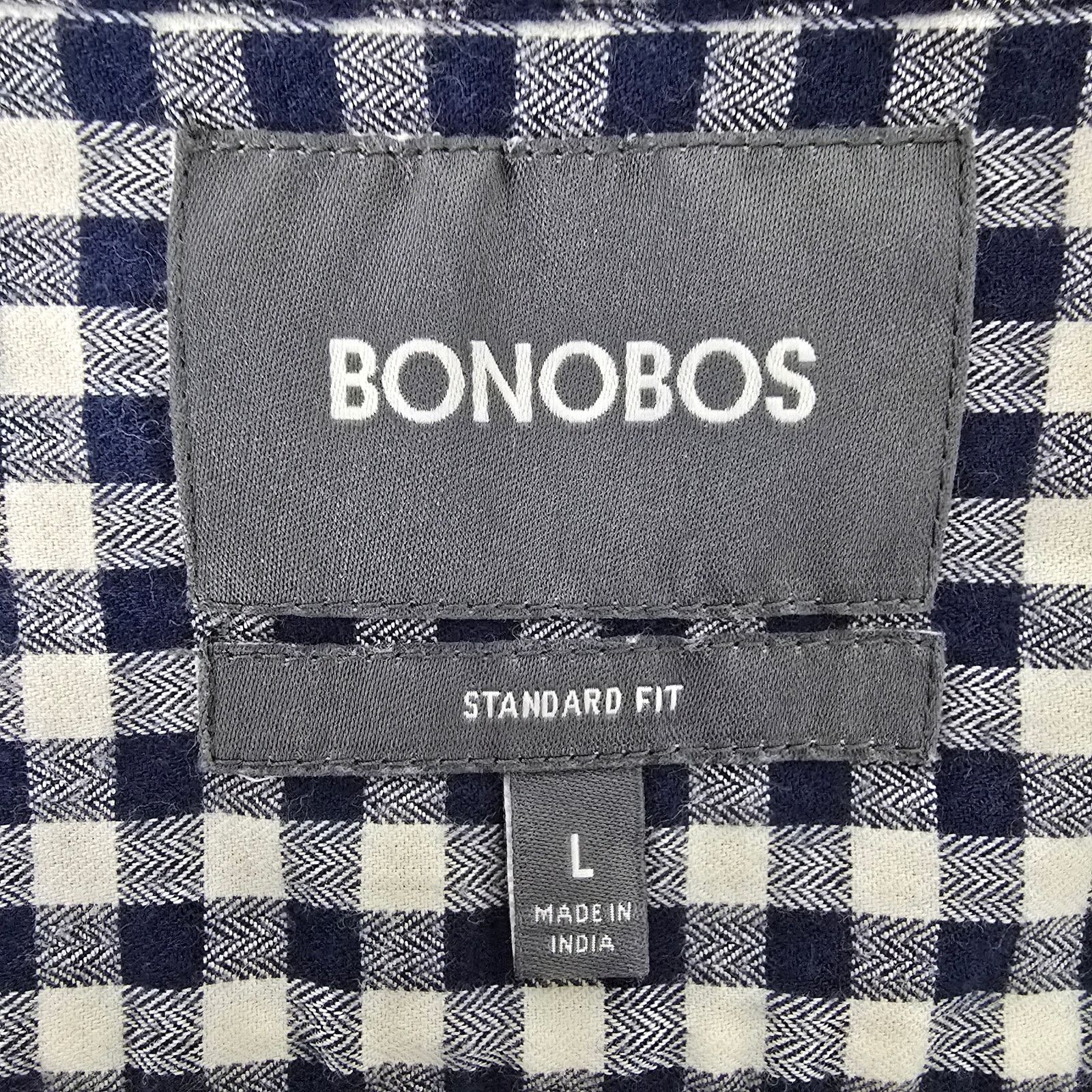 Bonobos Bonobos Shirt Sz L Standard Check Button Down Flannel like Size US L / EU 52-54 / 3 - 11 Thumbnail