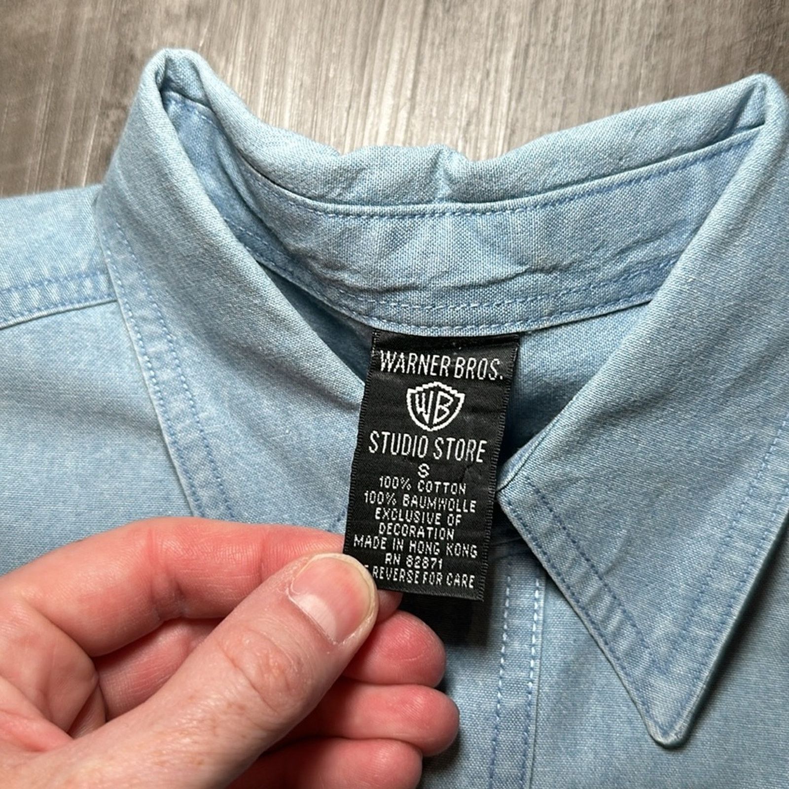Warner Bros Warner Bros. Studio Store Vintage Denim Long Sleeve - Small Size US S / EU 44-46 / 1 - 6 Thumbnail