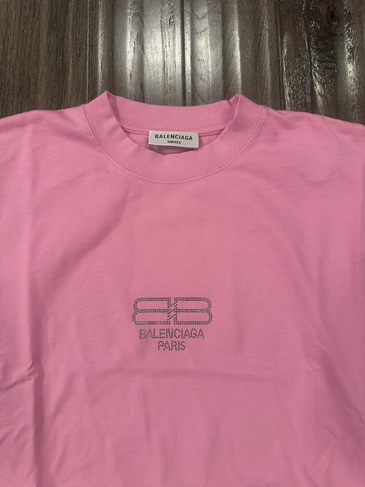 Balenciaga Balenciaga Pink BB TShirt Size US XS / EU 42 / 0 - 2 Thumbnail