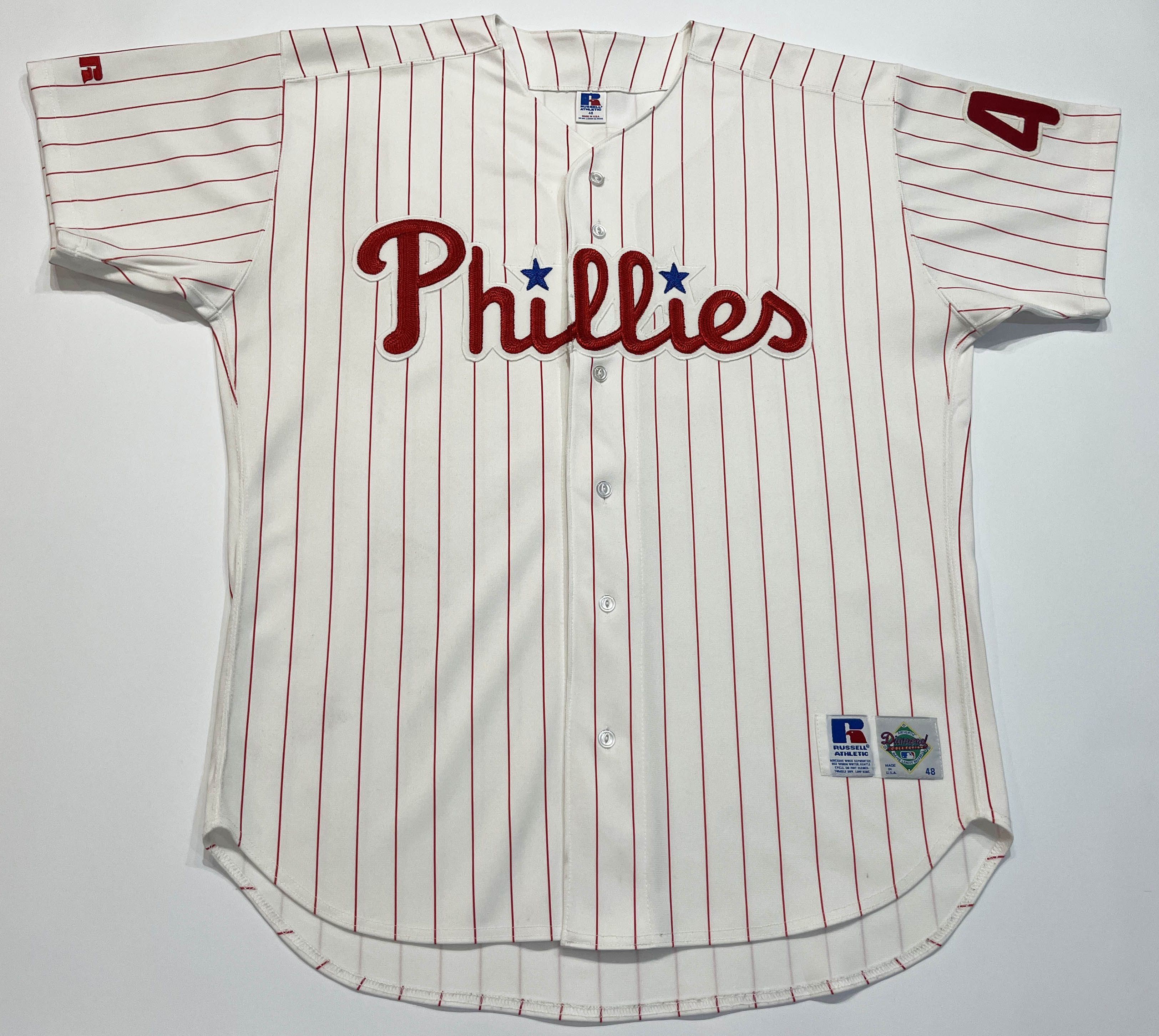 Russell Athletic Russell Diamond MLB Philadelphia Phillies DYKSTRA #4 Jersey Size US L / EU 52-54 / 3 - 1 Thumbnail