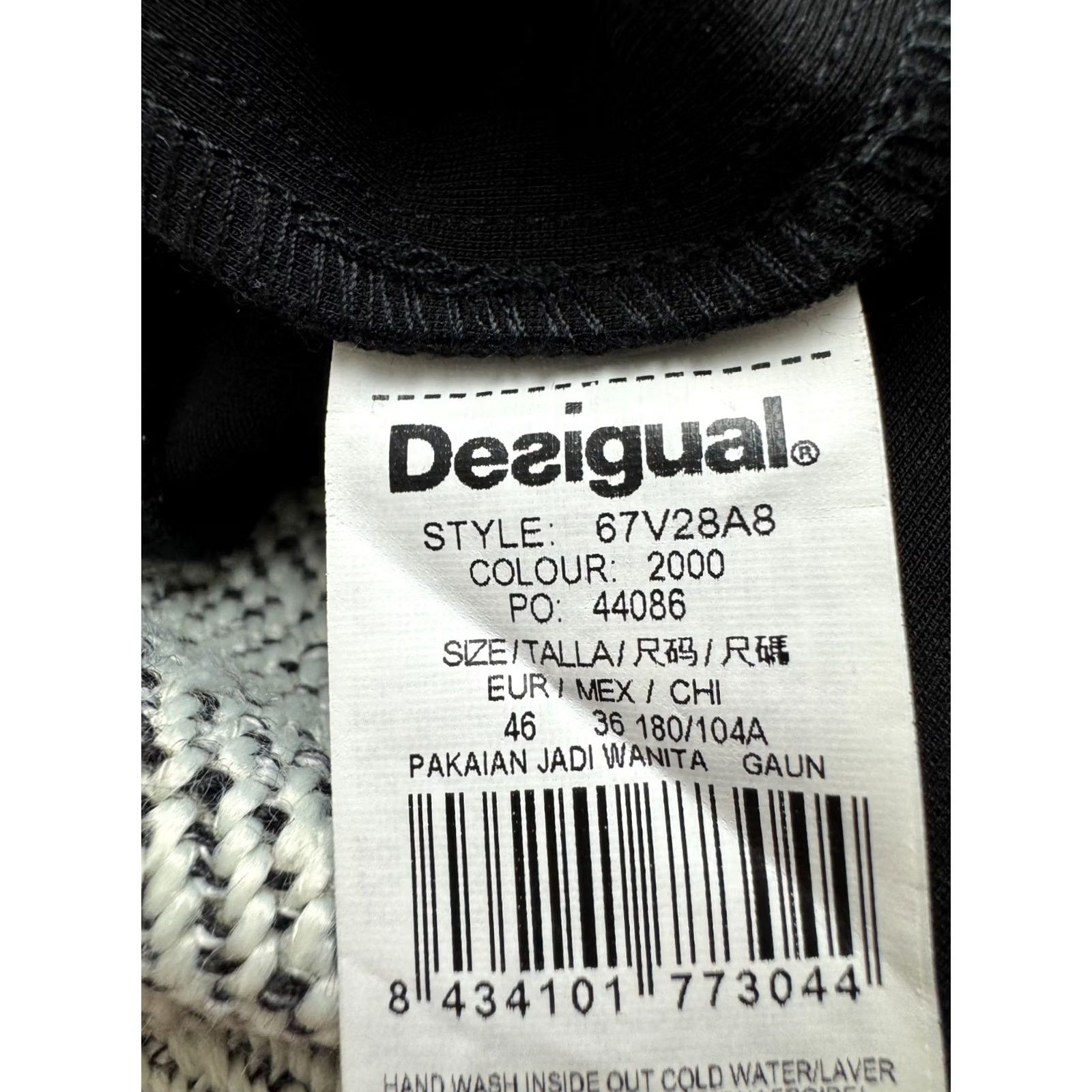 Desigual Desigual Dress Womens A-Line Knee Length Multicoloured Size 46 Size L / US 10 / IT 46 - 6 Thumbnail