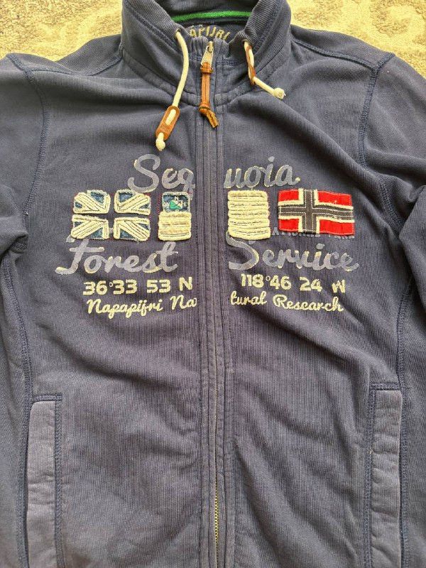 Napapijri Napapijri Sequoia Forest Service Full-Zip Sweatshirt Jacket Size US M / EU 48-50 / 2 - 3 Thumbnail