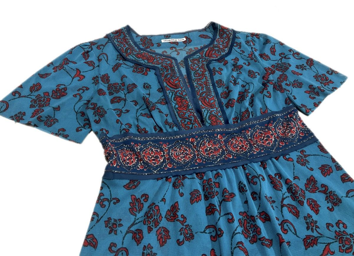 Designer × Japanese Brand 🔥Rare Vintage Vivienne Tam Dress See Through Size S / US 4 / IT 40 - 3 Thumbnail
