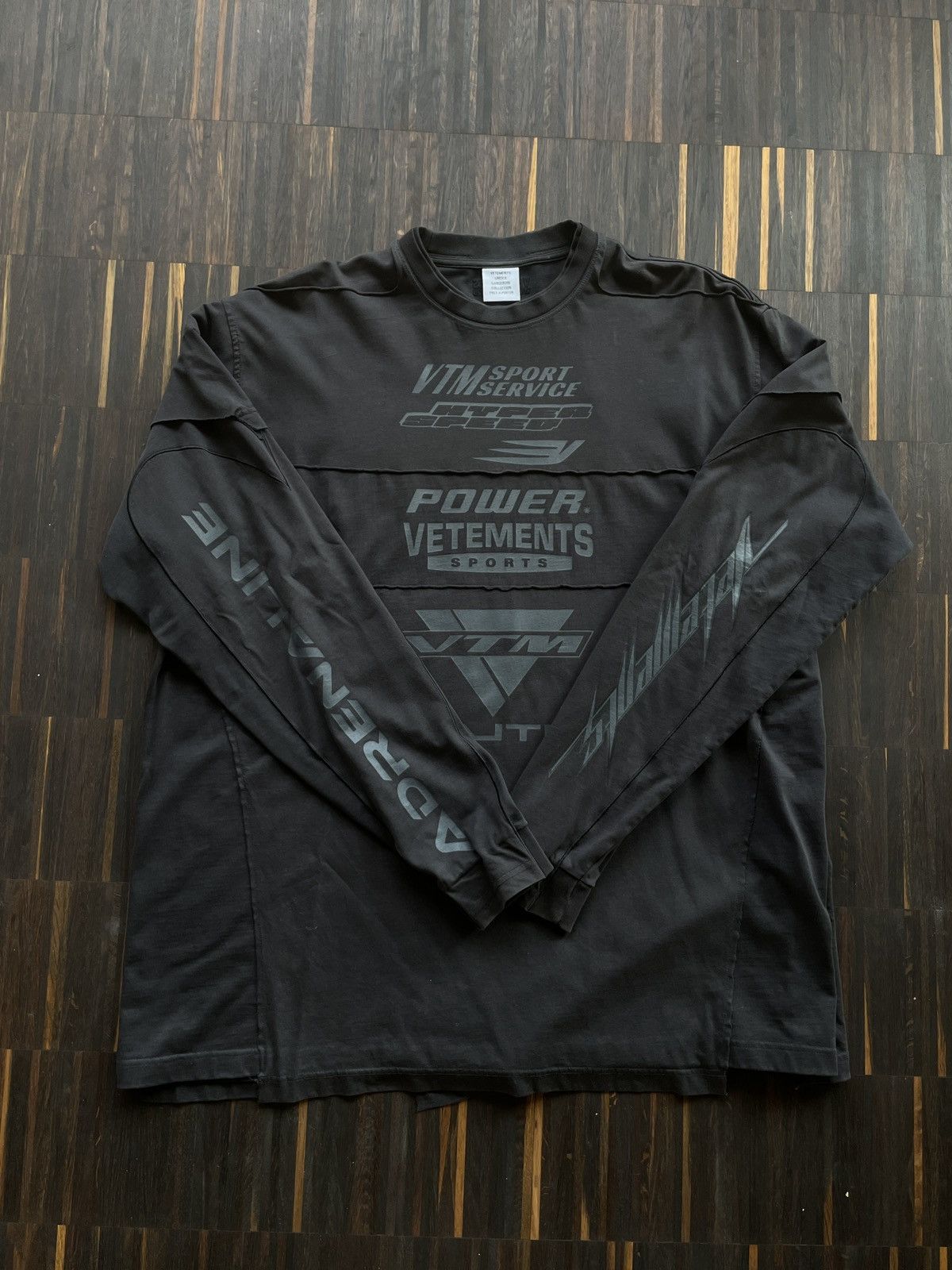 Vetements Vetements Motocross cut up longsleeve | Grailed