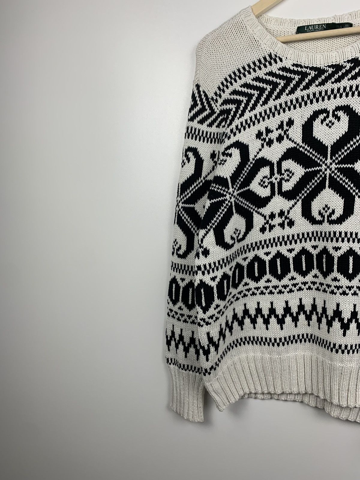 Lauren Ralph Lauren Y2K Lauren Ralph Lauren Fair Isle Winter Sweater Norway 90’s Size L / US 10 / IT 46 - 4 Thumbnail