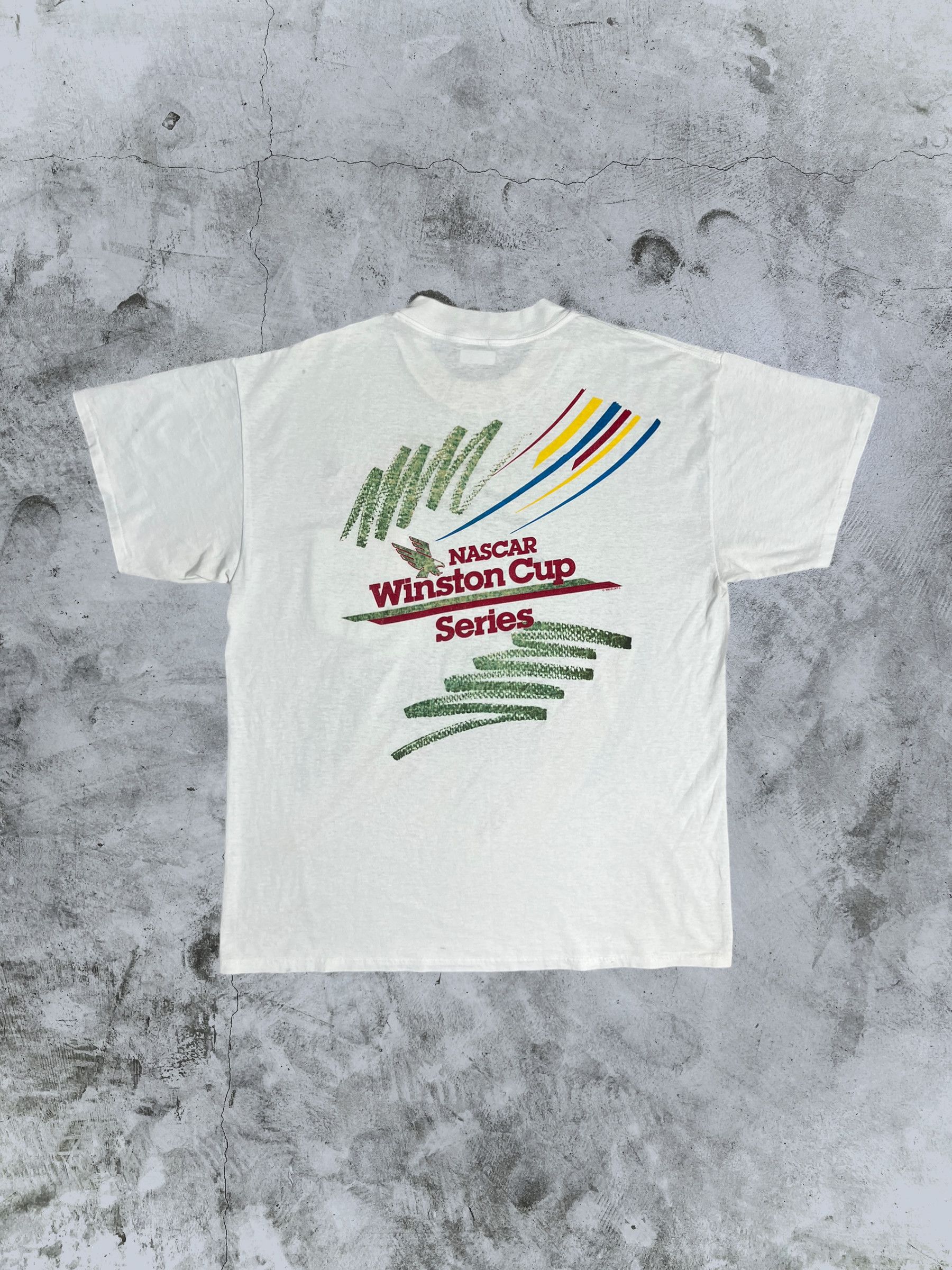 NASCAR Vintage 90s Nascar Winston Cup Series Pocket Tee GTMD669 Size US XL / EU 56 / 4 - 12 Thumbnail