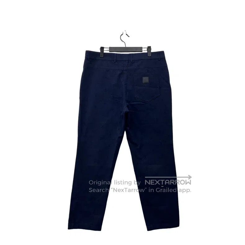Louis Vuitton Louis Vuitton size US 52 Navy blue logo jacquard slacks pan Size US 36 / EU 52 - 2 Thumbnail
