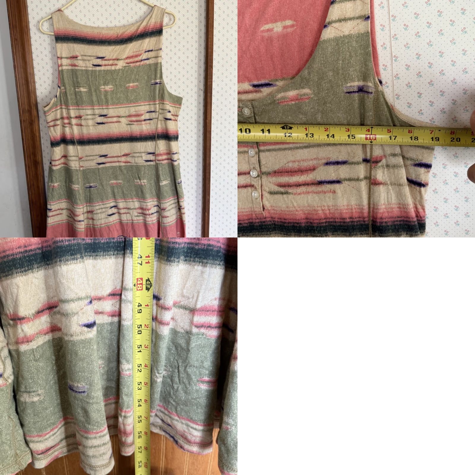 Ralph Lauren Lauren Ralph Lauren Maxi Dress Womens Large Southwestern Aztec Cowgirl Boho Long Size L / US 10 / IT 46 - 8 Thumbnail