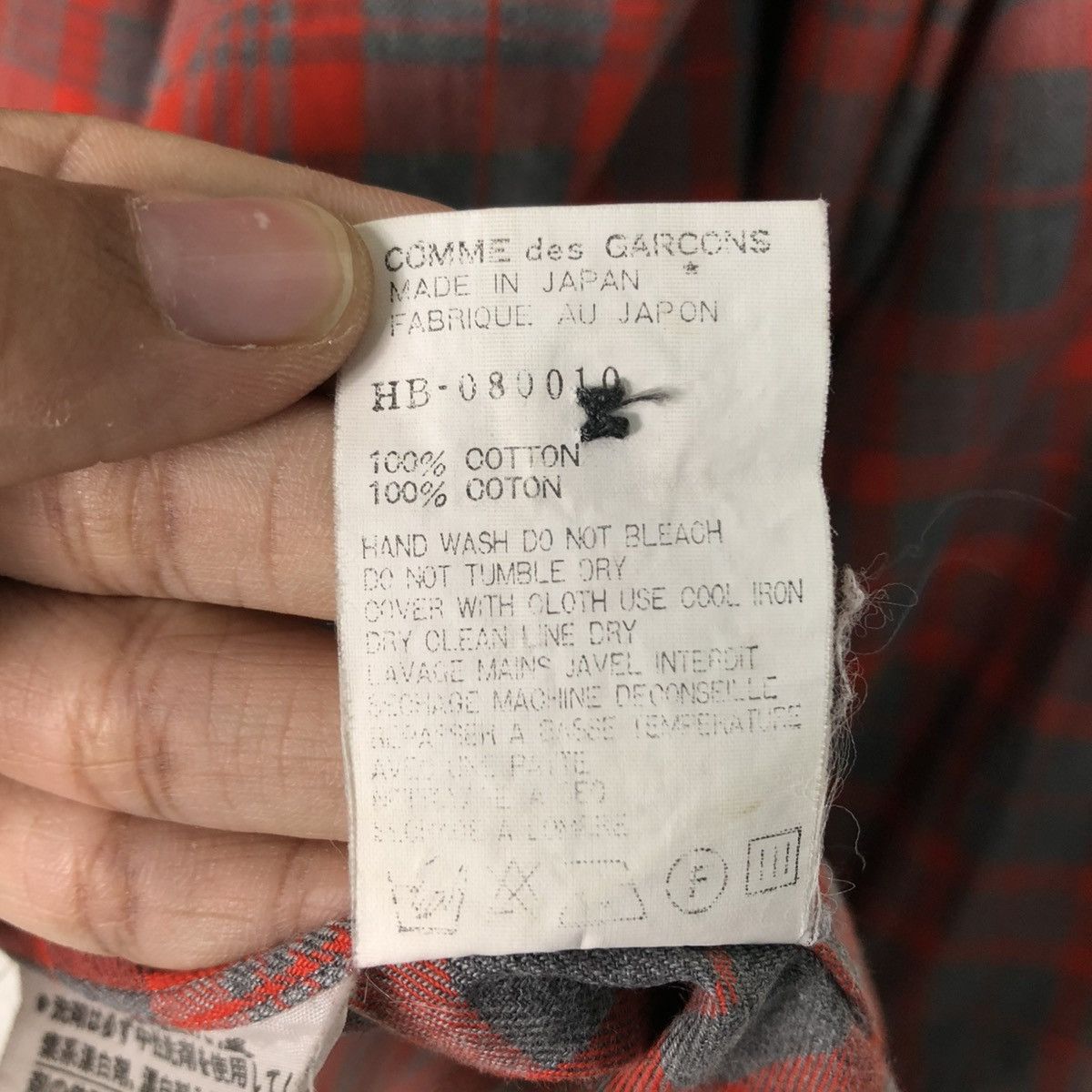 Comme des Garcons Homme 🔥VINTAGE SHIRTS BUTTON UPS COMME DES GARCONS HOMME TARTAN Size US M / EU 48-50 / 2 - 22 Thumbnail