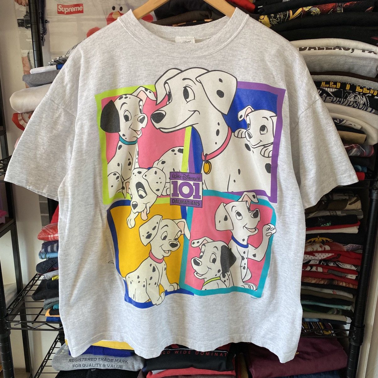 Disney Vintage Disney 101 Dalmatians T-Shirt Sun Sportswear 1990s Size US XXL / EU 58 / 5 - 1 Thumbnail