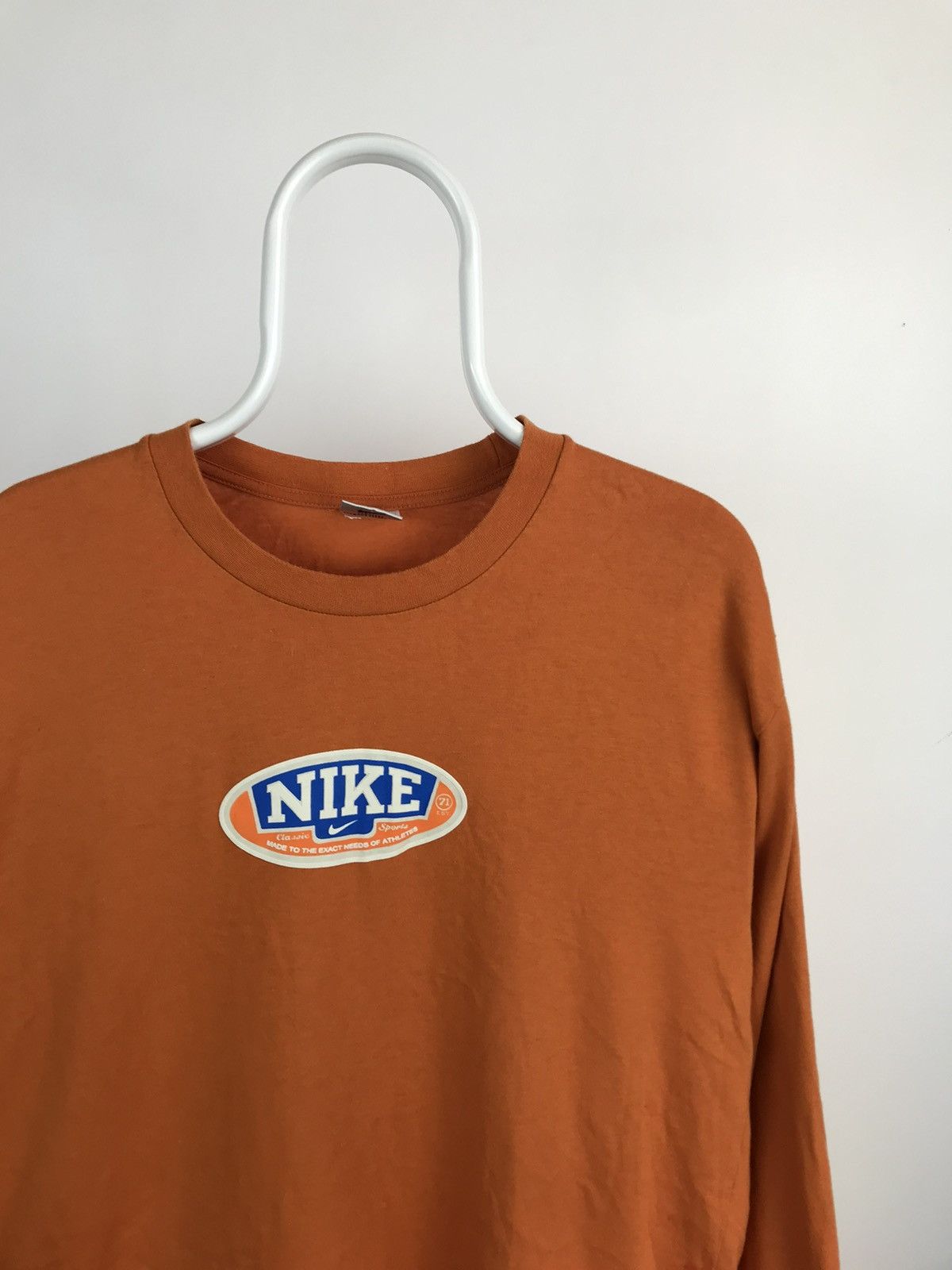 Nike Vintage Nike Long Sleeve Big Logo Est. 71 Size US L / EU 52-54 / 3 - 2 Thumbnail