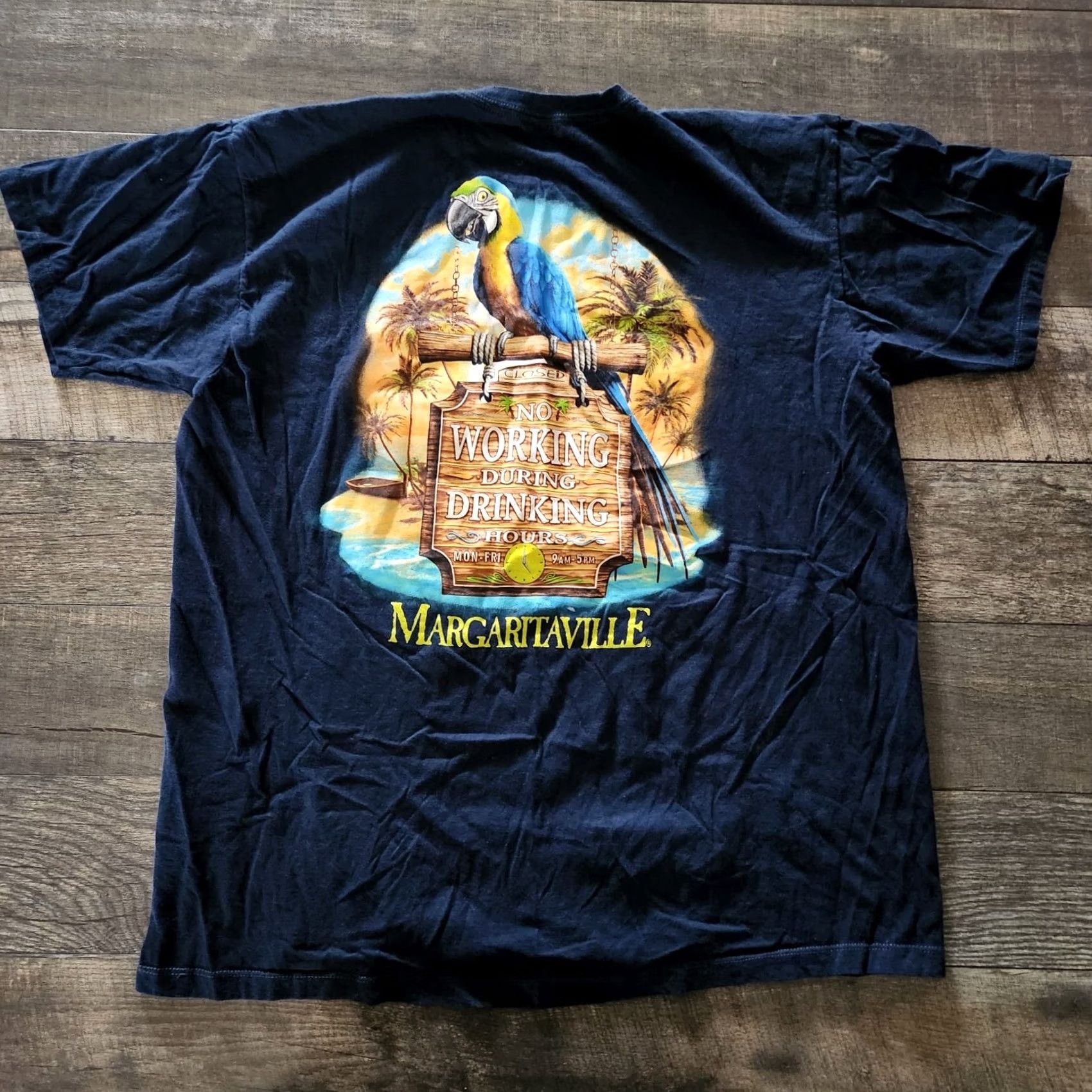 Greats Margaritaville T-Shirt Mens XL Pigeon Forge Great Smoky Mountains Parot Buffett Multicolor, Pre-owned - Good, Regular, Men Size US XL / EU 56 / 4 - 2 Thumbnail