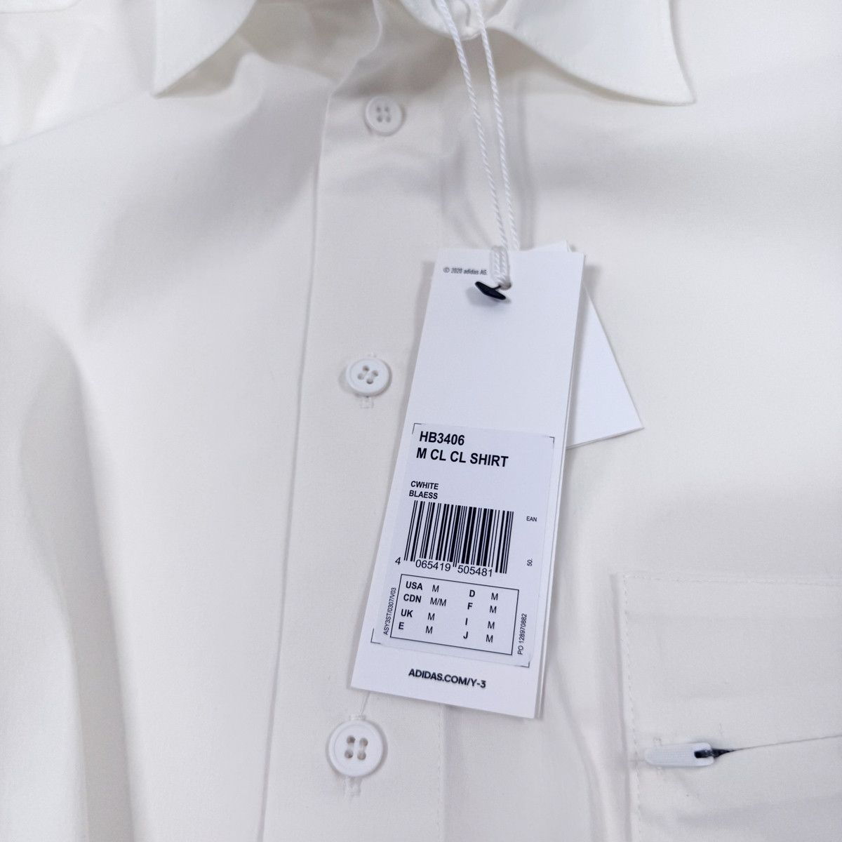 Y-3 Y-3 M CLASSIC C L BUTTON SHIRT S HB3406 Size US S / EU 44-46 / 1 - 7 Thumbnail