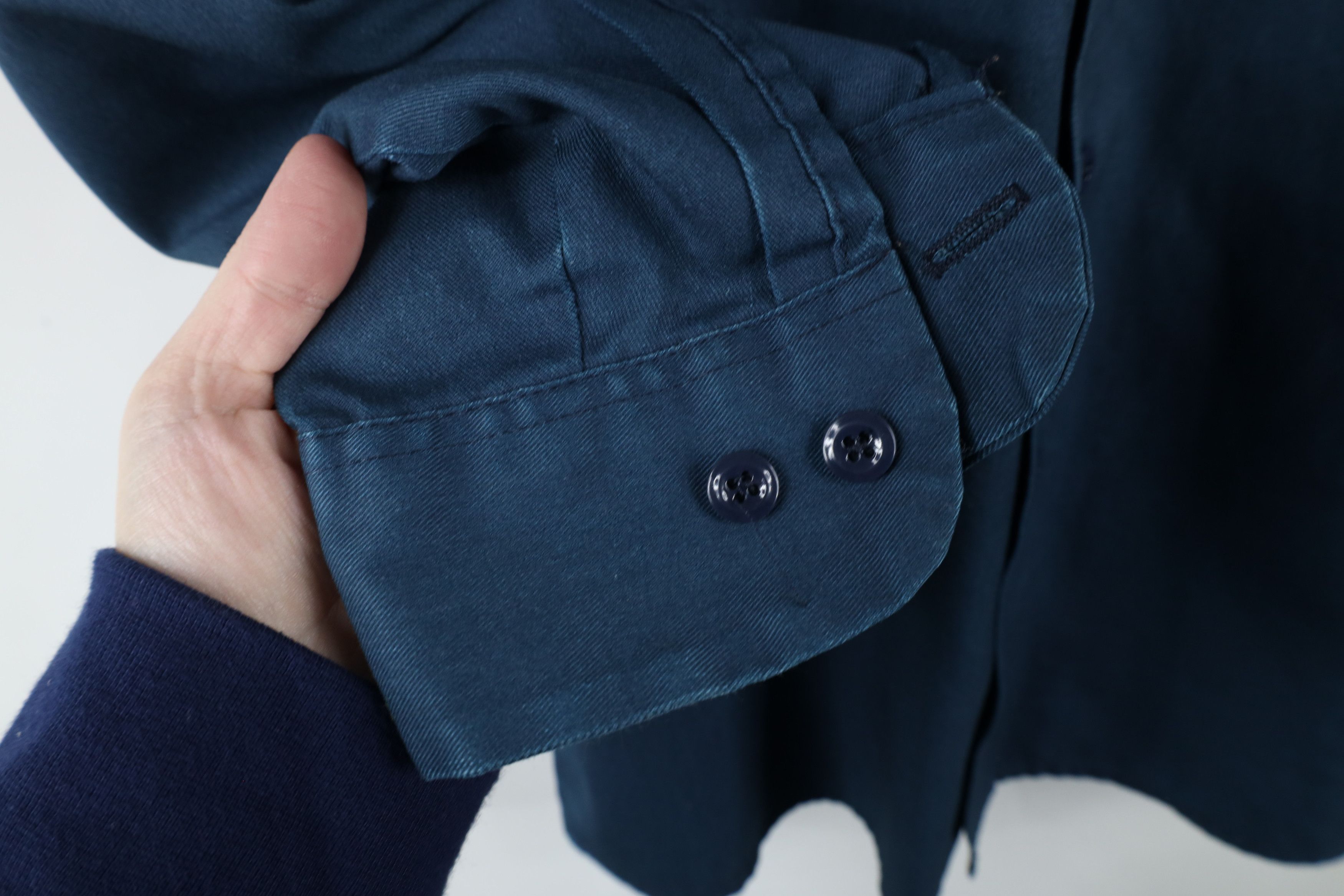Dickies × Vintage Vintage 90s Dickies Workwear Button Shirt Blue USA Size US M / EU 48-50 / 2 - 6 Thumbnail