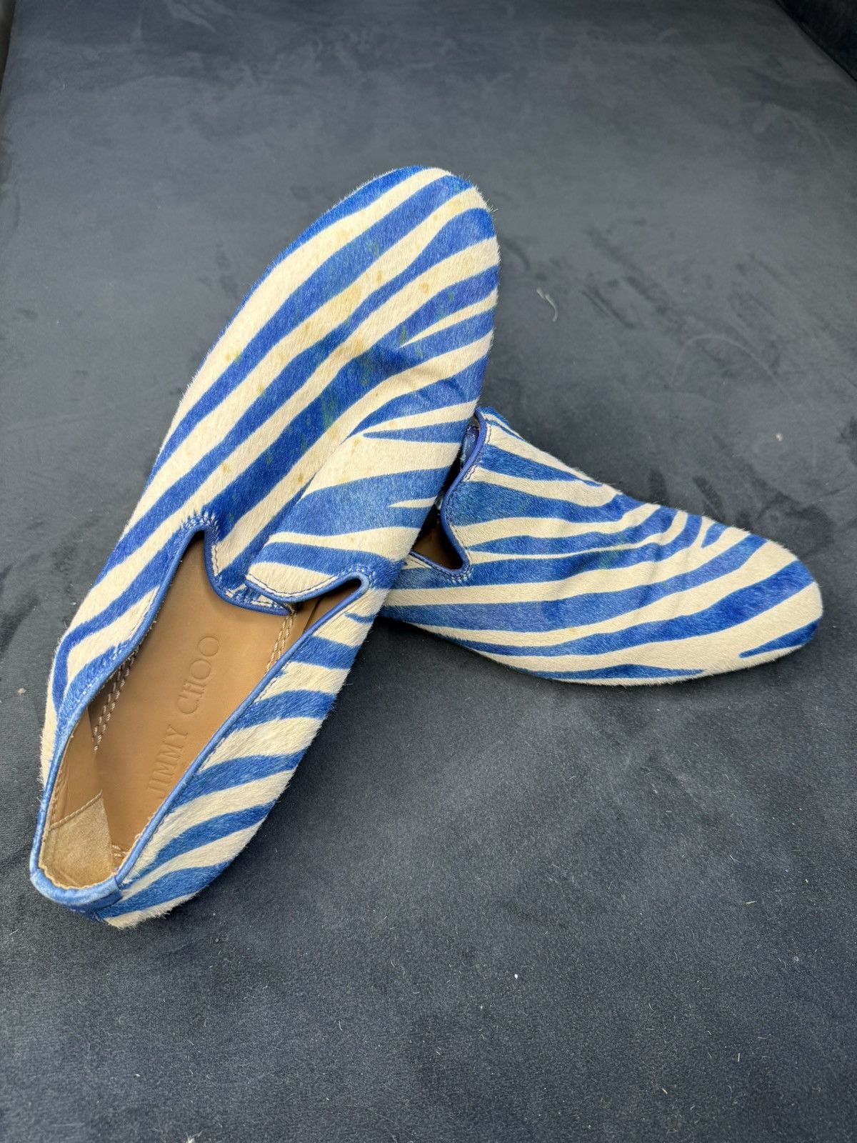 Jimmy Choo Jimmy Choo Zebra Loafers UK 9 Size US 9 / EU 42 - 10 Thumbnail