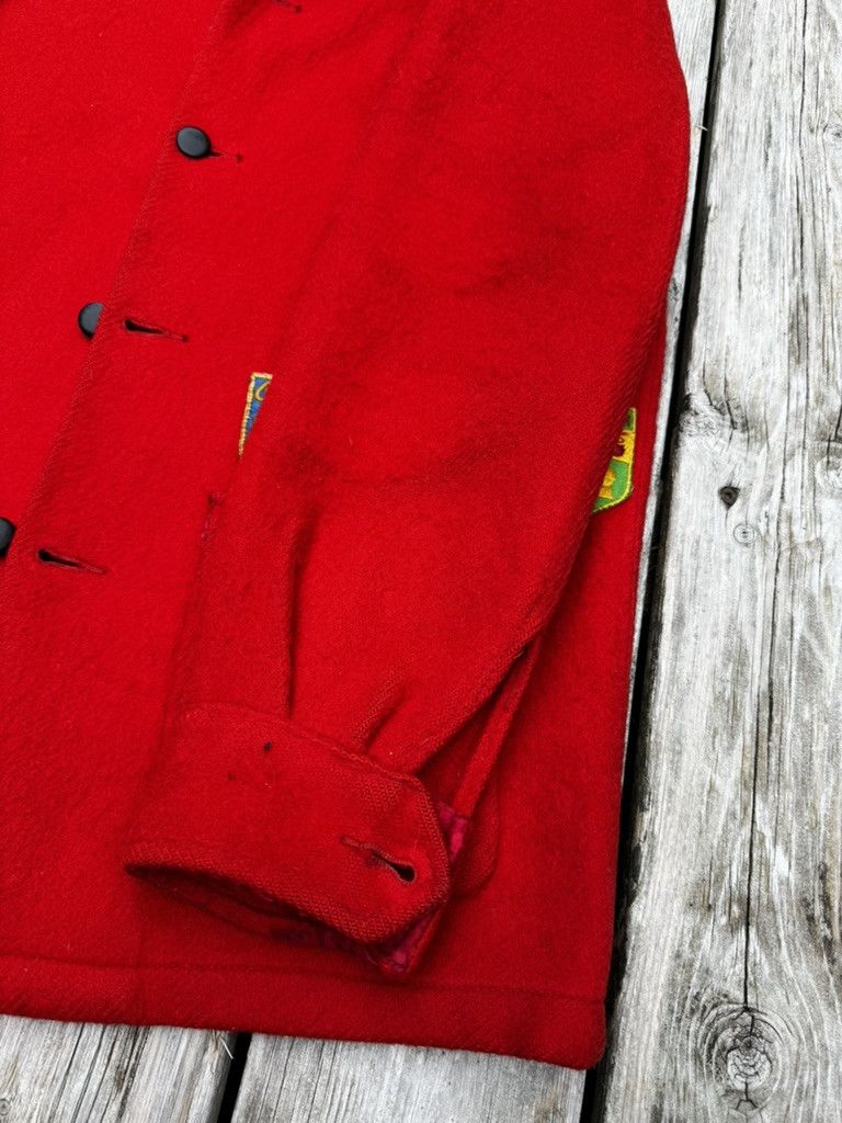 Hudsons Bay HISTORIC 1940s Hudson's Bay Railway Patches Wool Coat Size US L / EU 52-54 / 3 - 12 Thumbnail