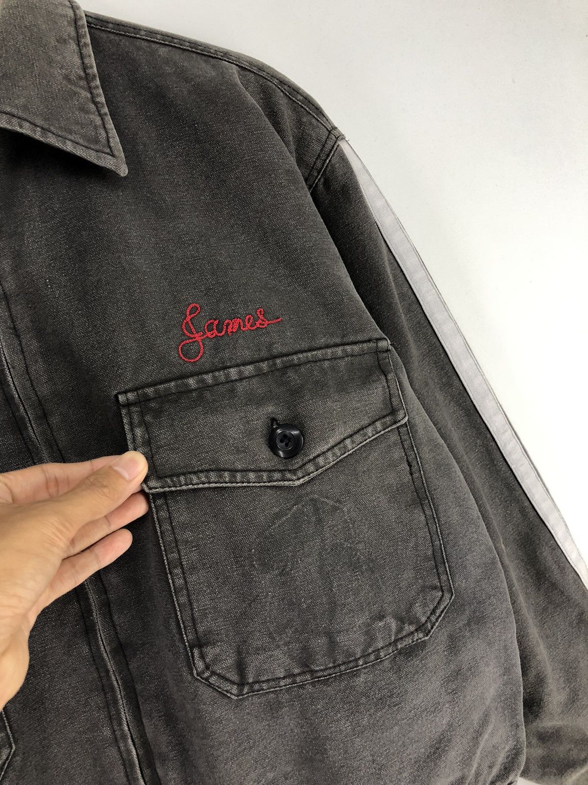 Japanese Brand Vintage Japanese Brand Tailor Hot Duck Canvas Faded Jacket Size US L / EU 52-54 / 3 - 9 Thumbnail