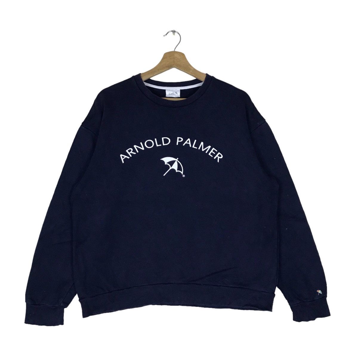 Vintage Vintage Arnold Palmer Spell Out Pullover Jumper Sweatshirt Size US L / EU 52-54 / 3 - 1 Thumbnail
