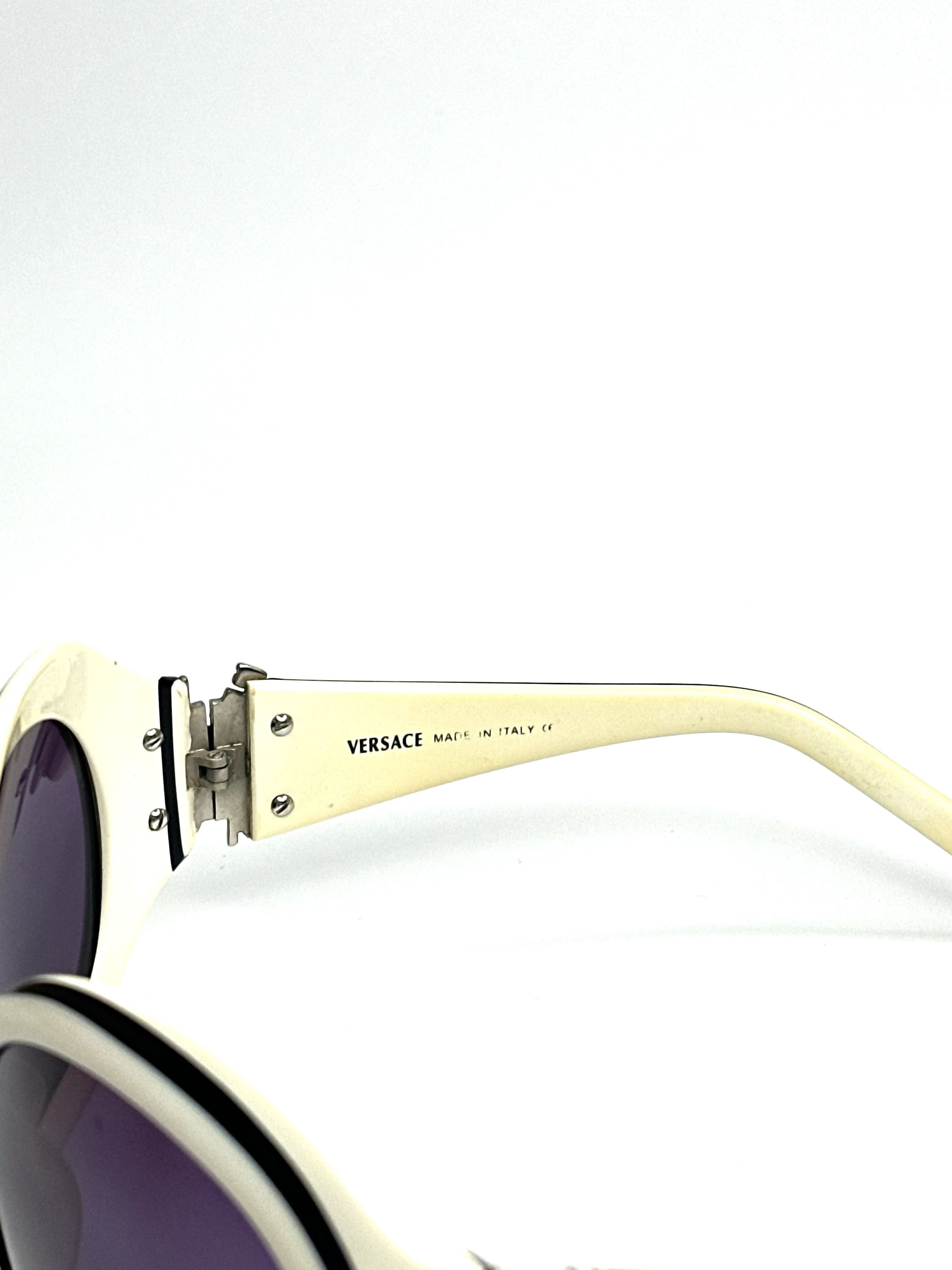 Versace Versace Round Vintage Medusa Sunglasses Size ONE SIZE - 8 Thumbnail
