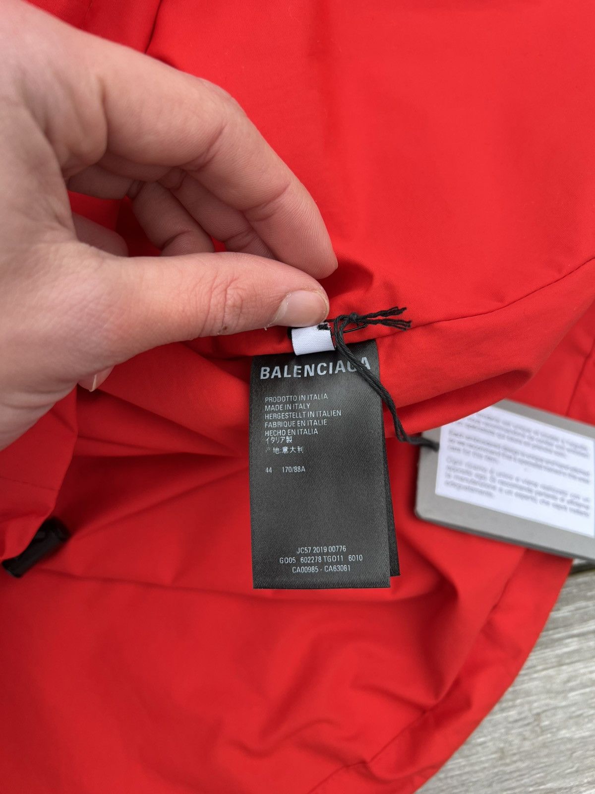 Balenciaga Balenciaga Raincoats jacket zip 2019 Size US S / EU 44-46 / 1 - 9 Thumbnail