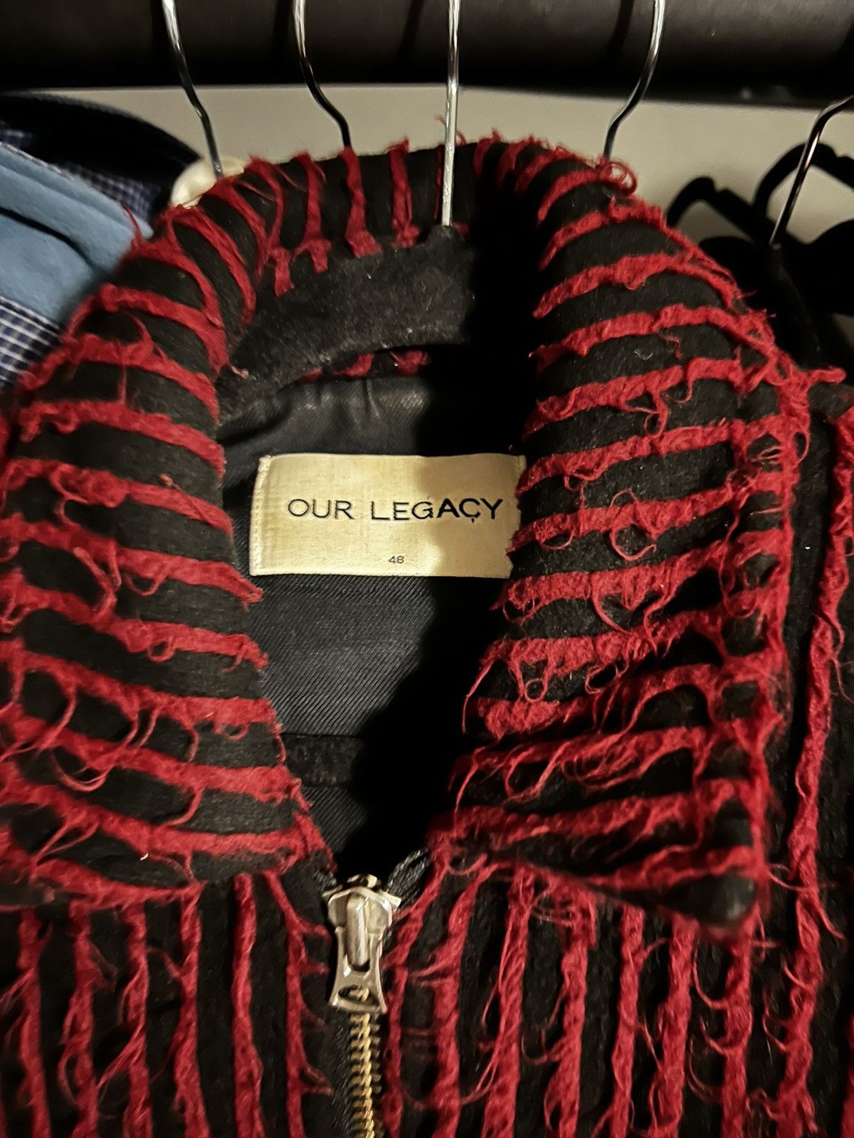 Our Legacy Rare Our Legacy AW/15 Hairy Stripe Jacket Size US M / EU 48-50 / 2 - 3 Thumbnail